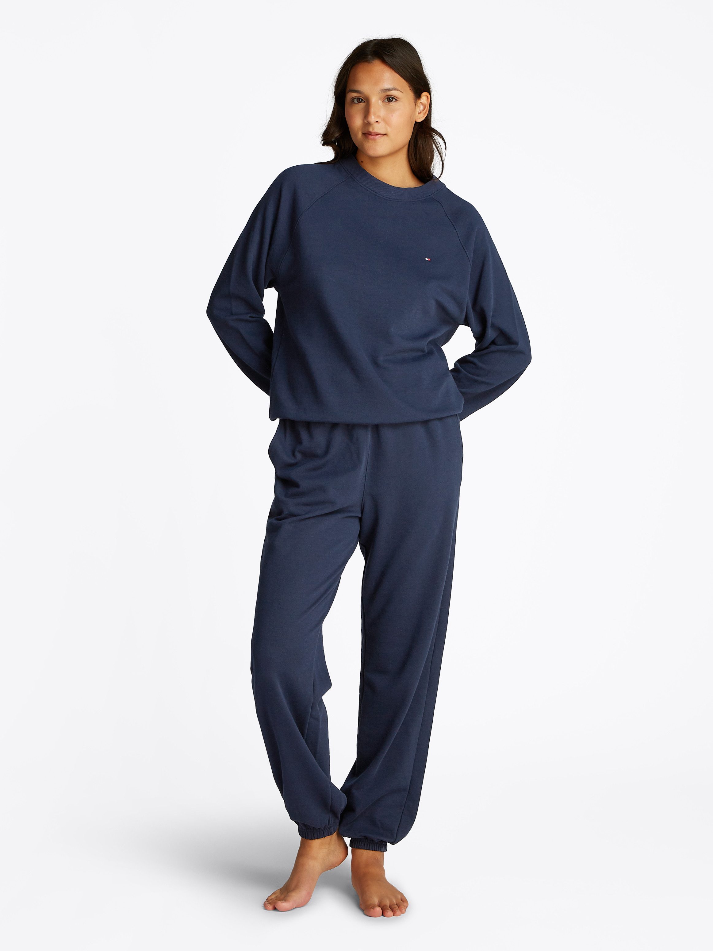 Tommy Hilfiger Underwear Sweatshirt TRACK TOP met geborduurd logo