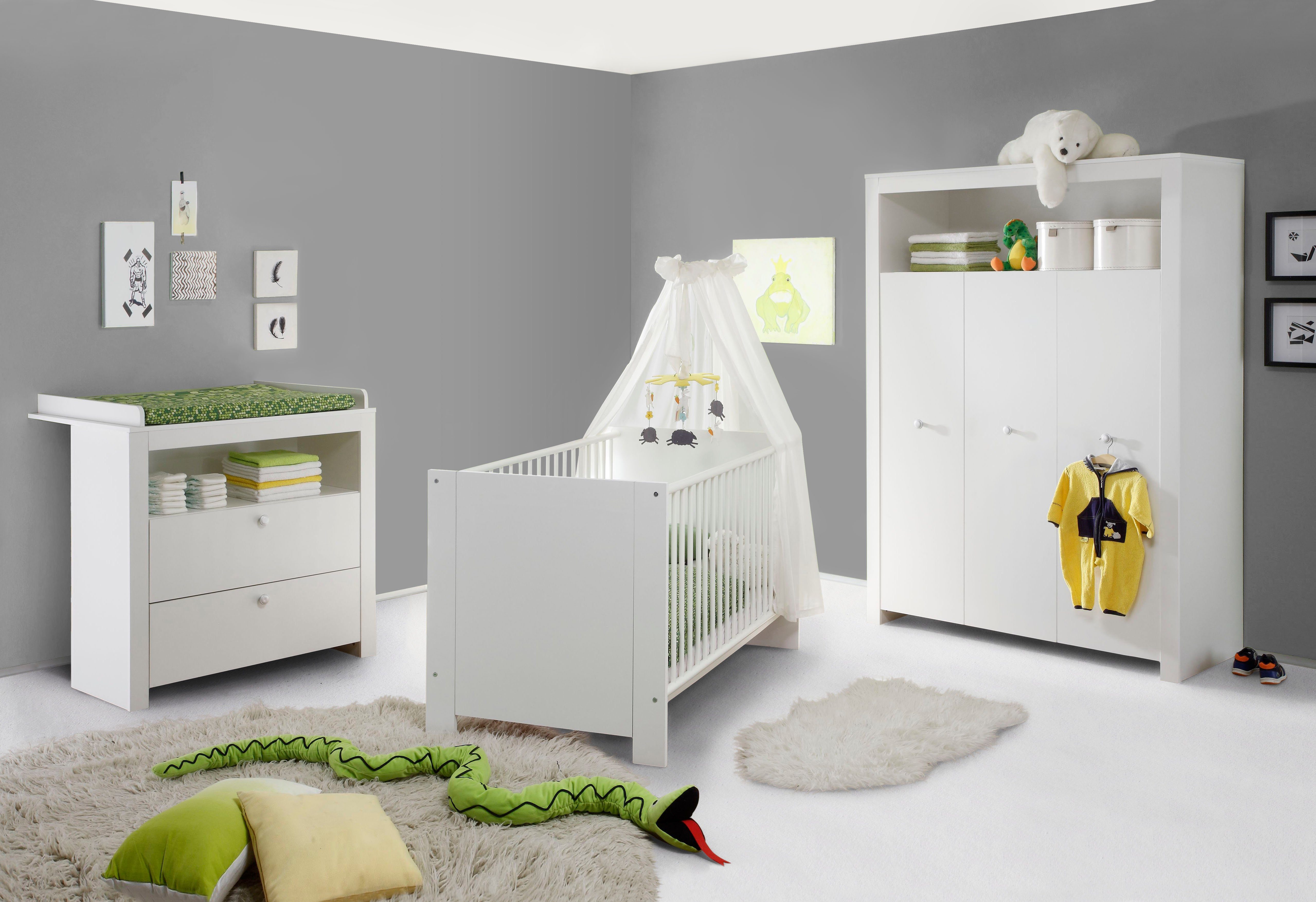 trendteam Complete babykamerset Olivia Bed + commode + 3-deurs kast (set)