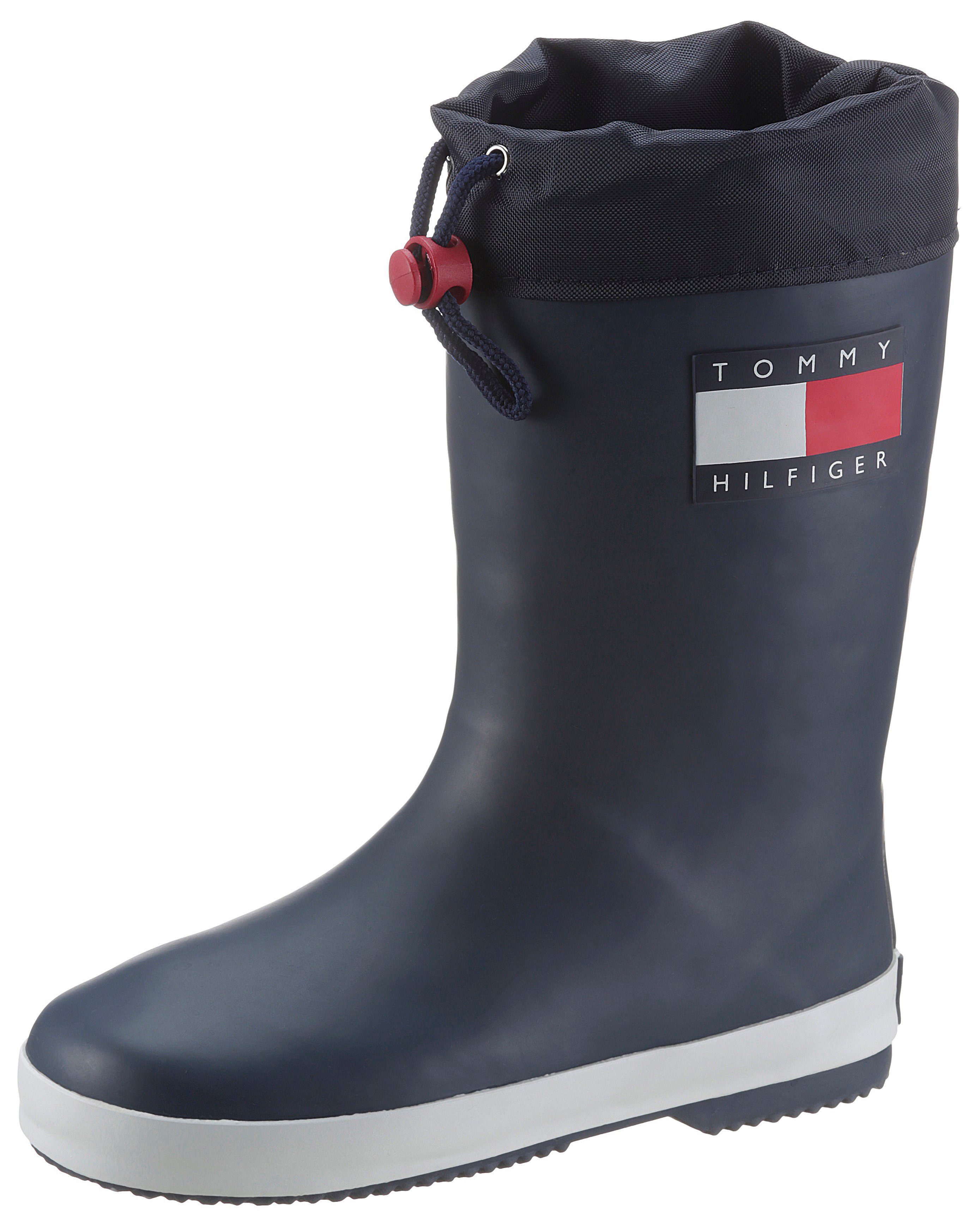 Tommy Hilfiger Regenlaarzen Regenlaarzen, modder-schoen, regenschijn met praktische trekband