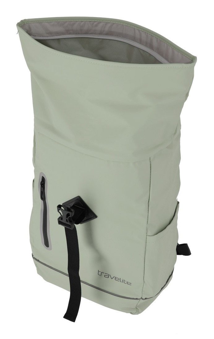 travelite Vrijetijdsrugzak BASICS roll-up rugzak zeil Wandelrugzak Reisrugzak Streetpack Werkrugzak