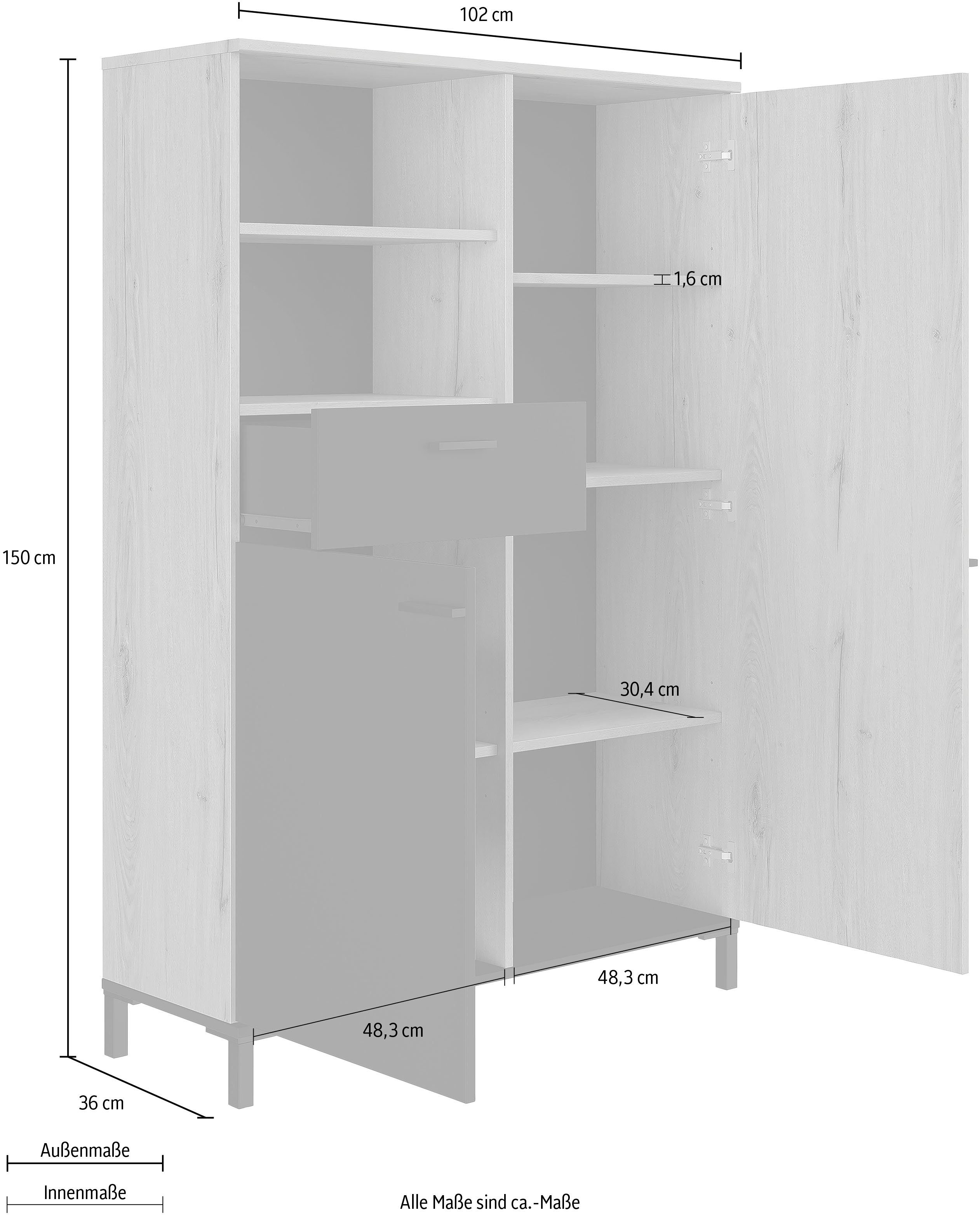 Gami Highboard Trust met een lade