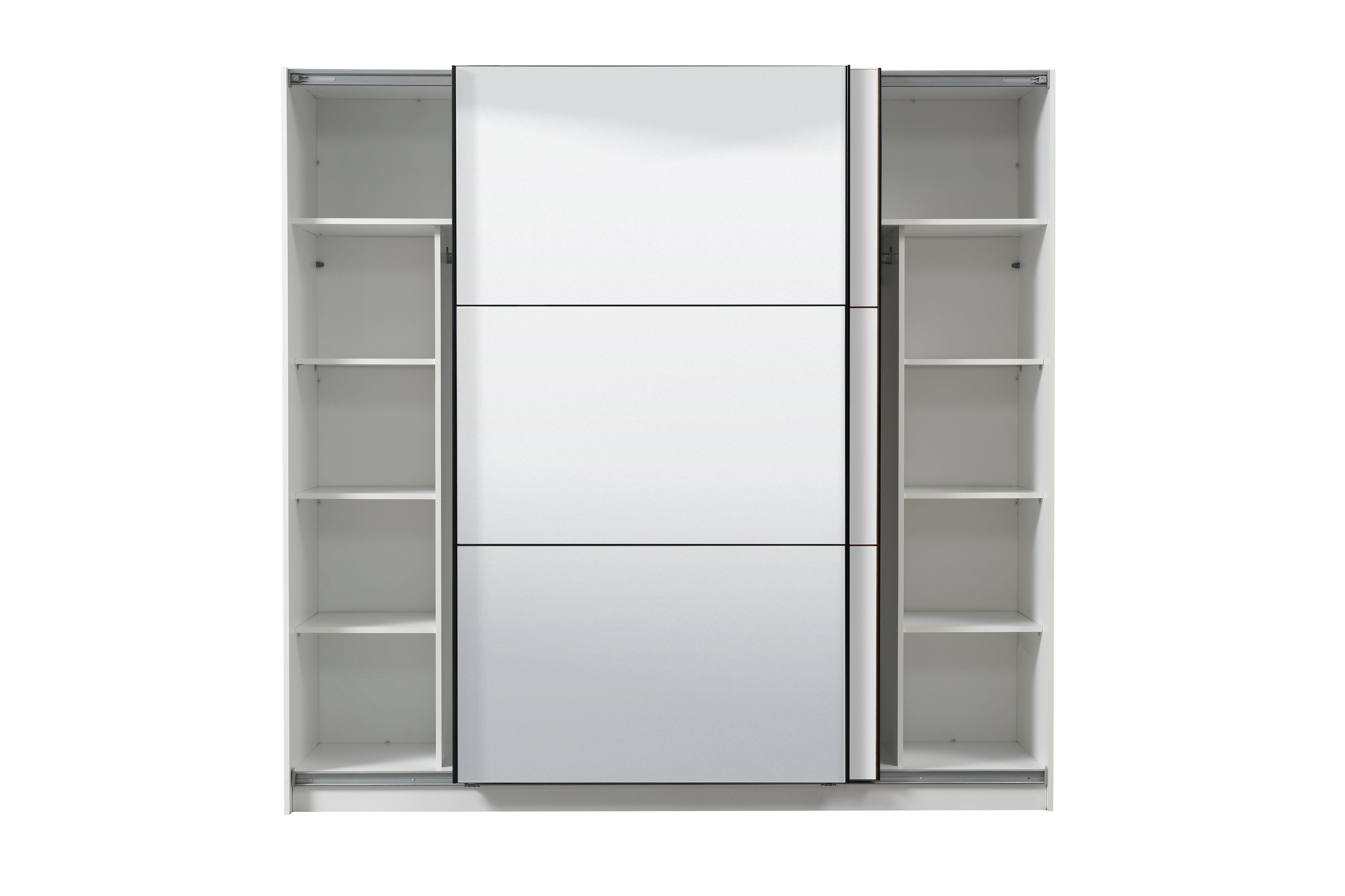 INOSIGN Zweefdeurkast Sierra kledingkast met spiegel linnenkast garderobe Topseller INCLUSIEF interne indeling, FSC®-gecertificeerd, OTTOs Choice