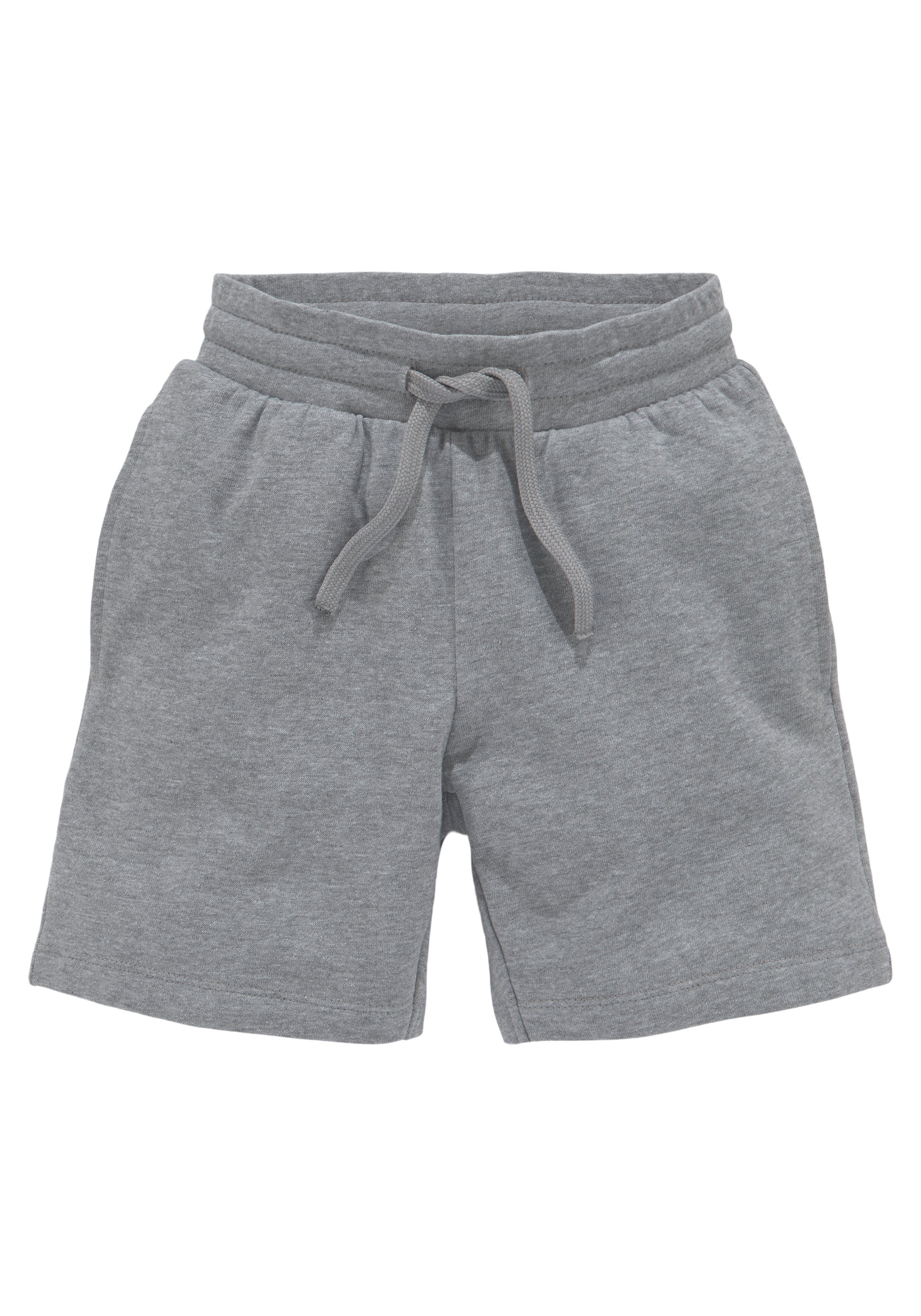 KIDSWORLD Sweatshort 2-pack sweat bermuda’s in basis kleuren (2-delig, Set van 2)