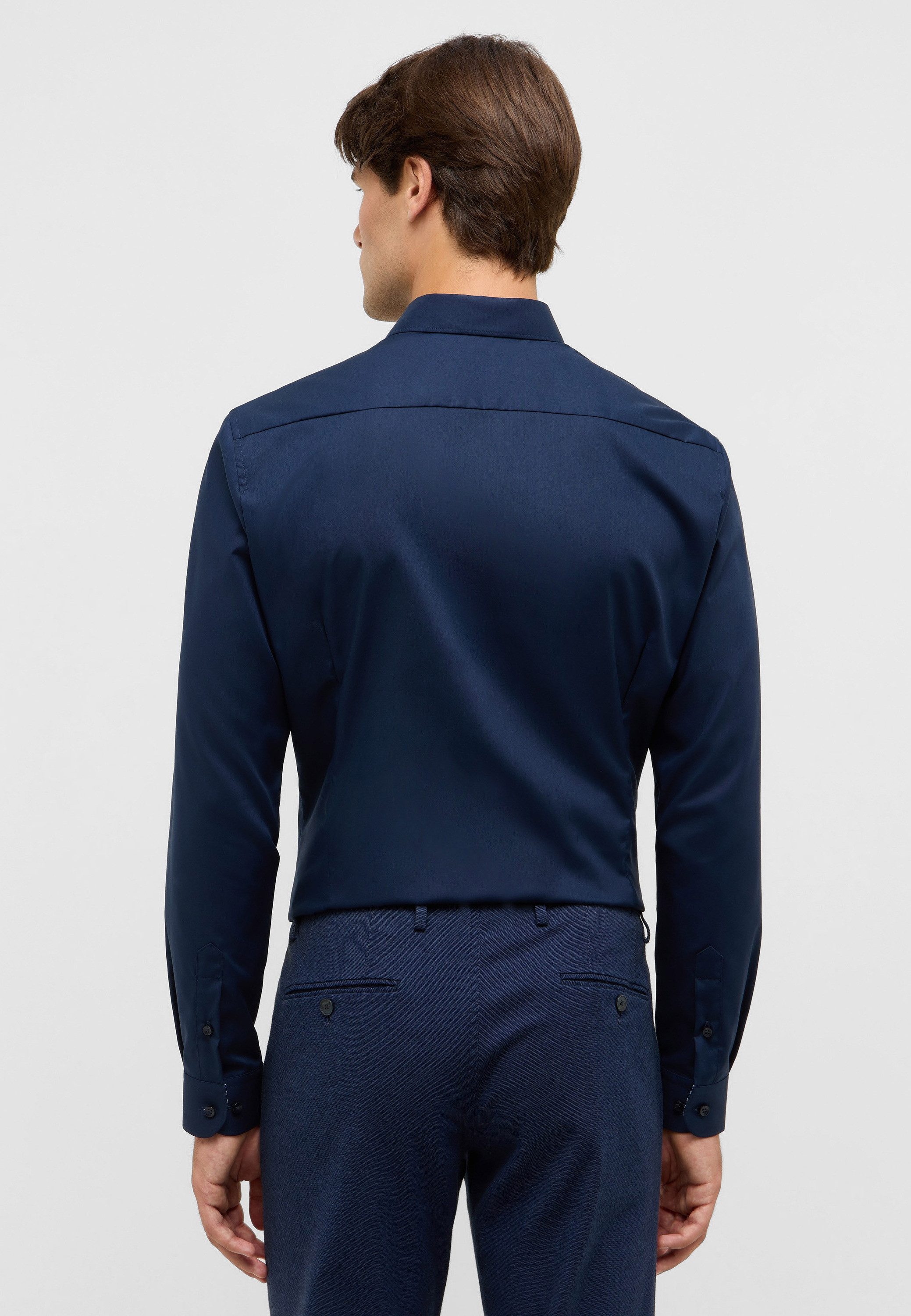 Eterna Overhemd met lange mouwen SUPER SLIM NON IRON (strijkvrij)