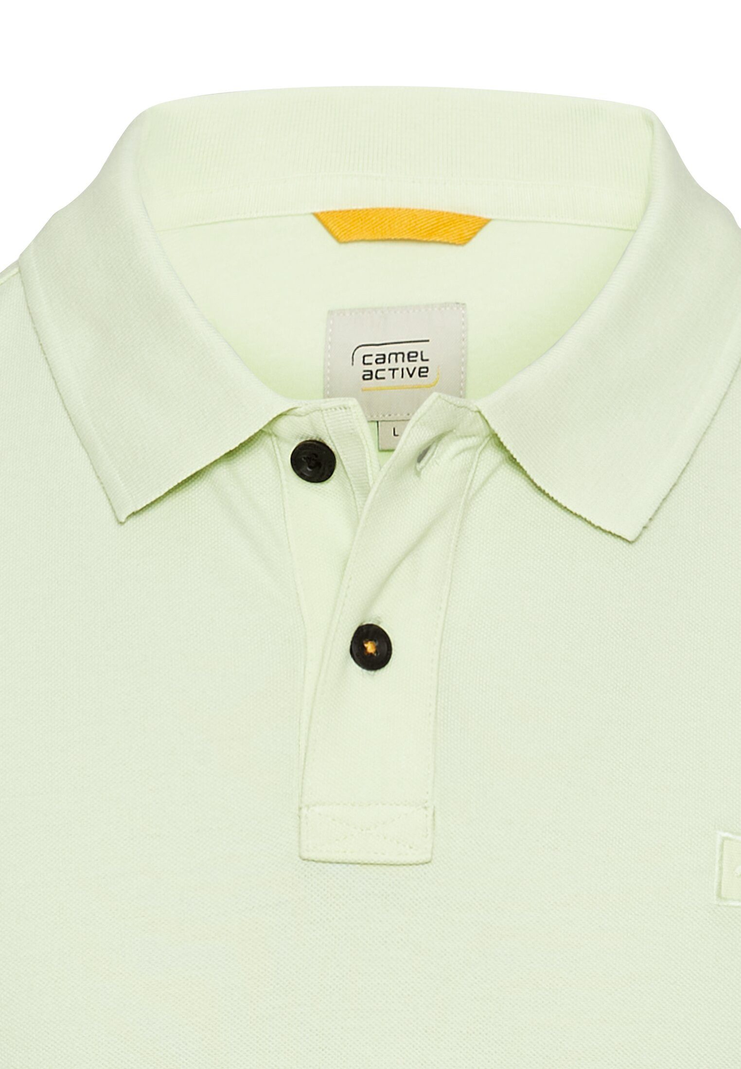 camel active Poloshirt met logoborduursel