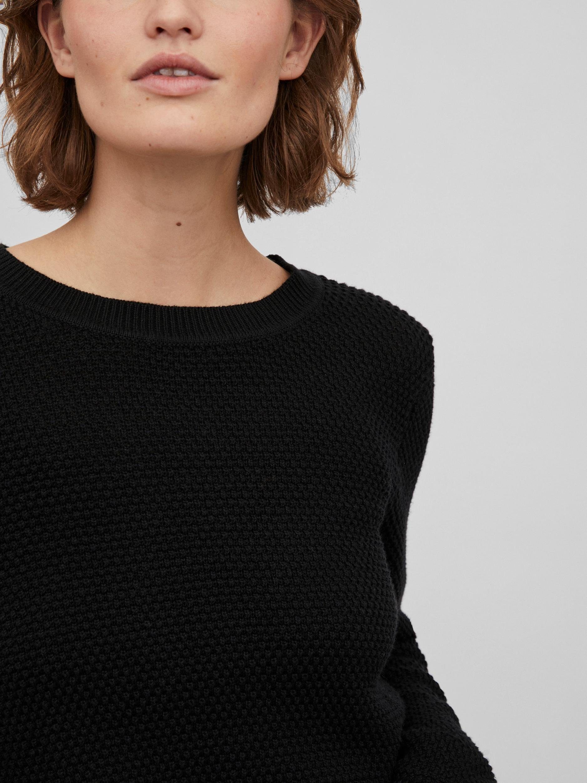 Vila Trui met ronde hals VIDALO O-NECK L/S KNIT TOP- NOOS