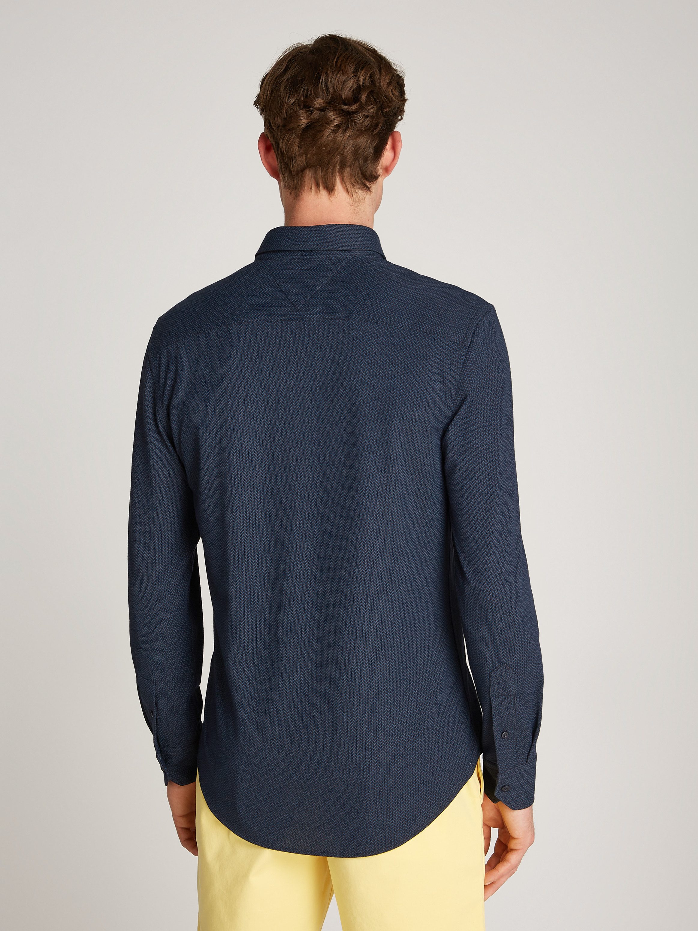 Tommy Hilfiger Businessoverhemd PERFORMANCE OXF PIQUE PRT SHIRT