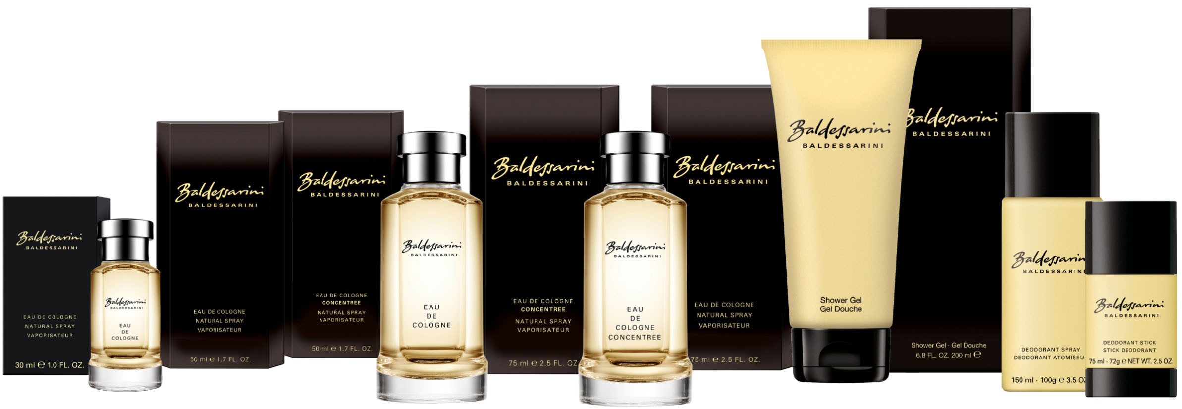 BALDESSARINI Eau de cologne Baldessarini Classic Eau de Cologne Concentrée 75ml (set, 1-delig)