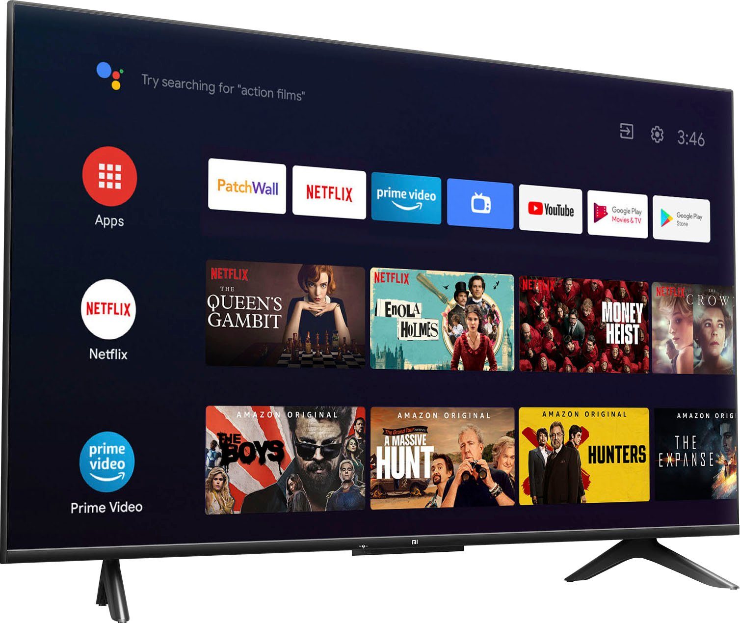 Xiaomi Led-TV L55M6-6AEU, 138 cm / 55", 4K Ultra HD, Smart TV - Android TV, Dolby Vision®, HDR10+, Xiaomi P1 55 inch tv