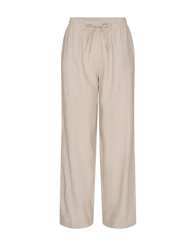 FREEQUENT Linnen broek FQLAVA-PANT van linnenmix en met koord