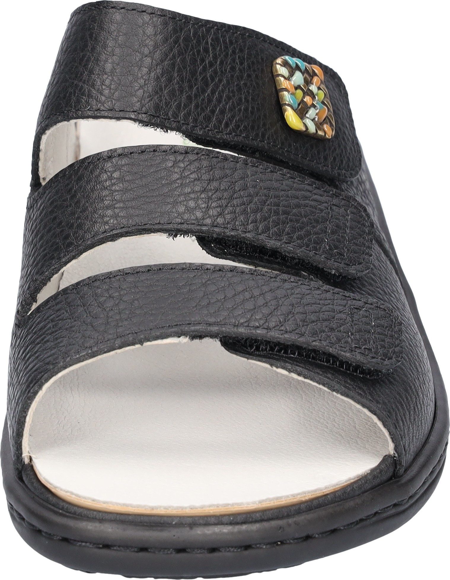 Waldläufer Slippers HERIA sleehak, zomerschoen, slippers in breedte h, klittenband
