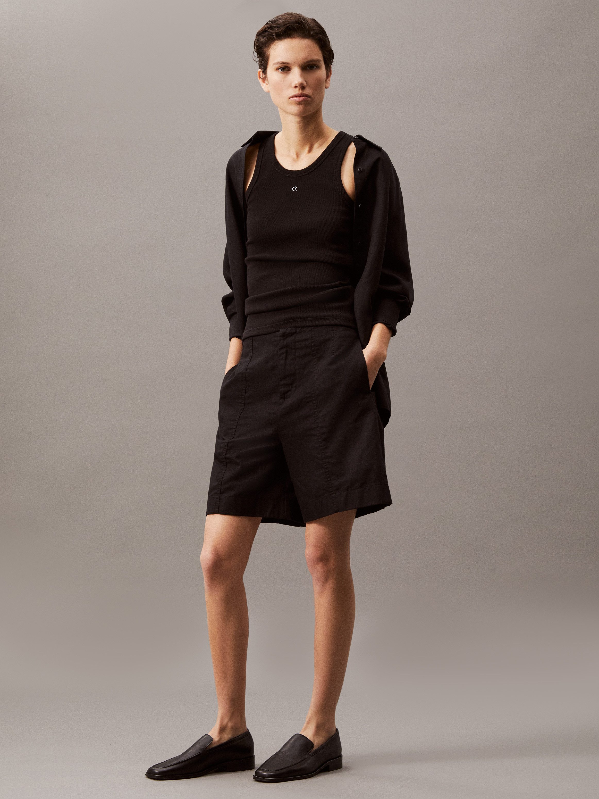 Calvin Klein Bermuda SOFT LINEN SHORT