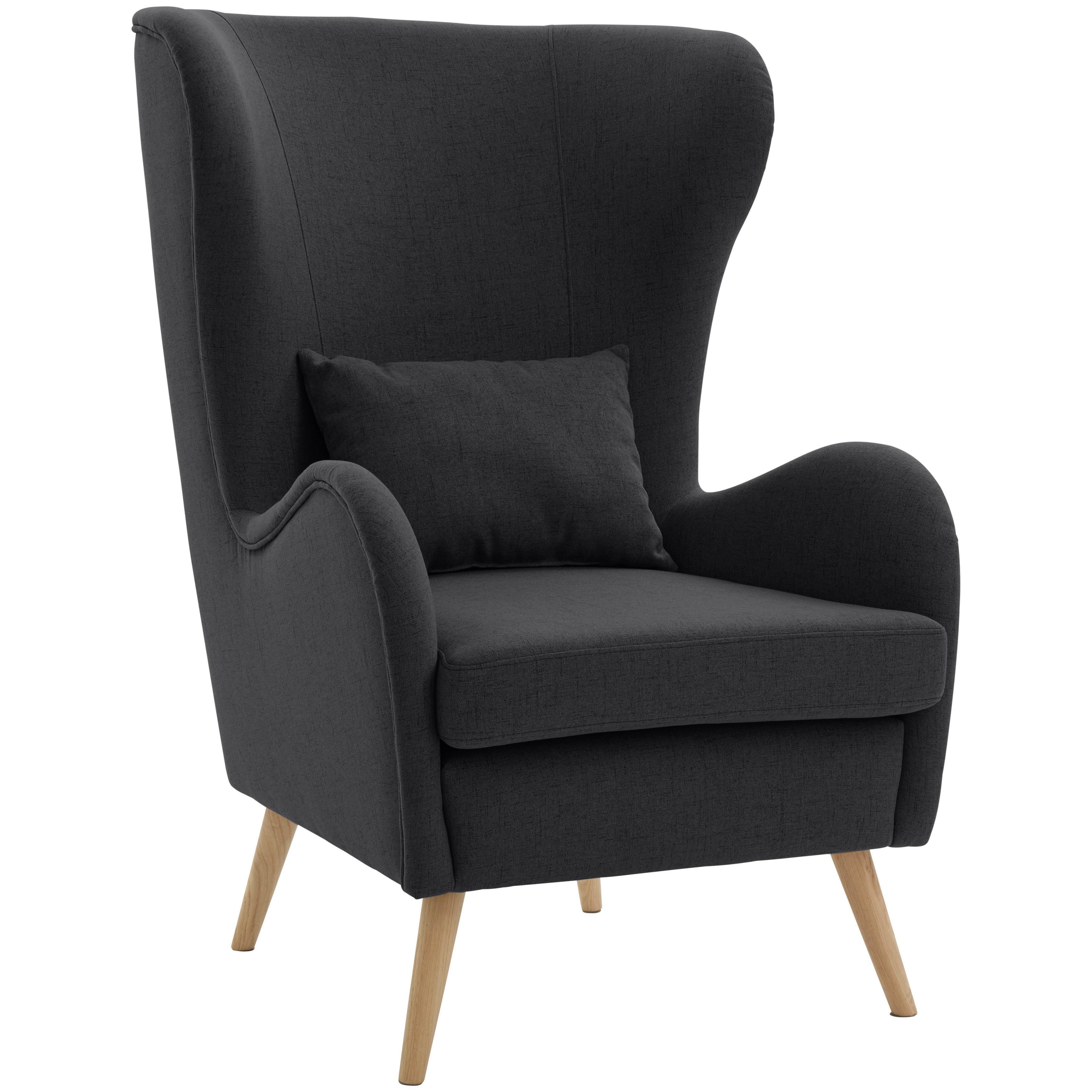 Guido Maria Kretschmer Home&Living Fauteuil Salla naar keuze met of zonder hocker, grote fauteuil: a