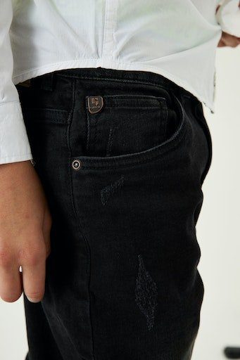 Garcia Dad-jeans Dalino voor jongens, met verwoeste effecten