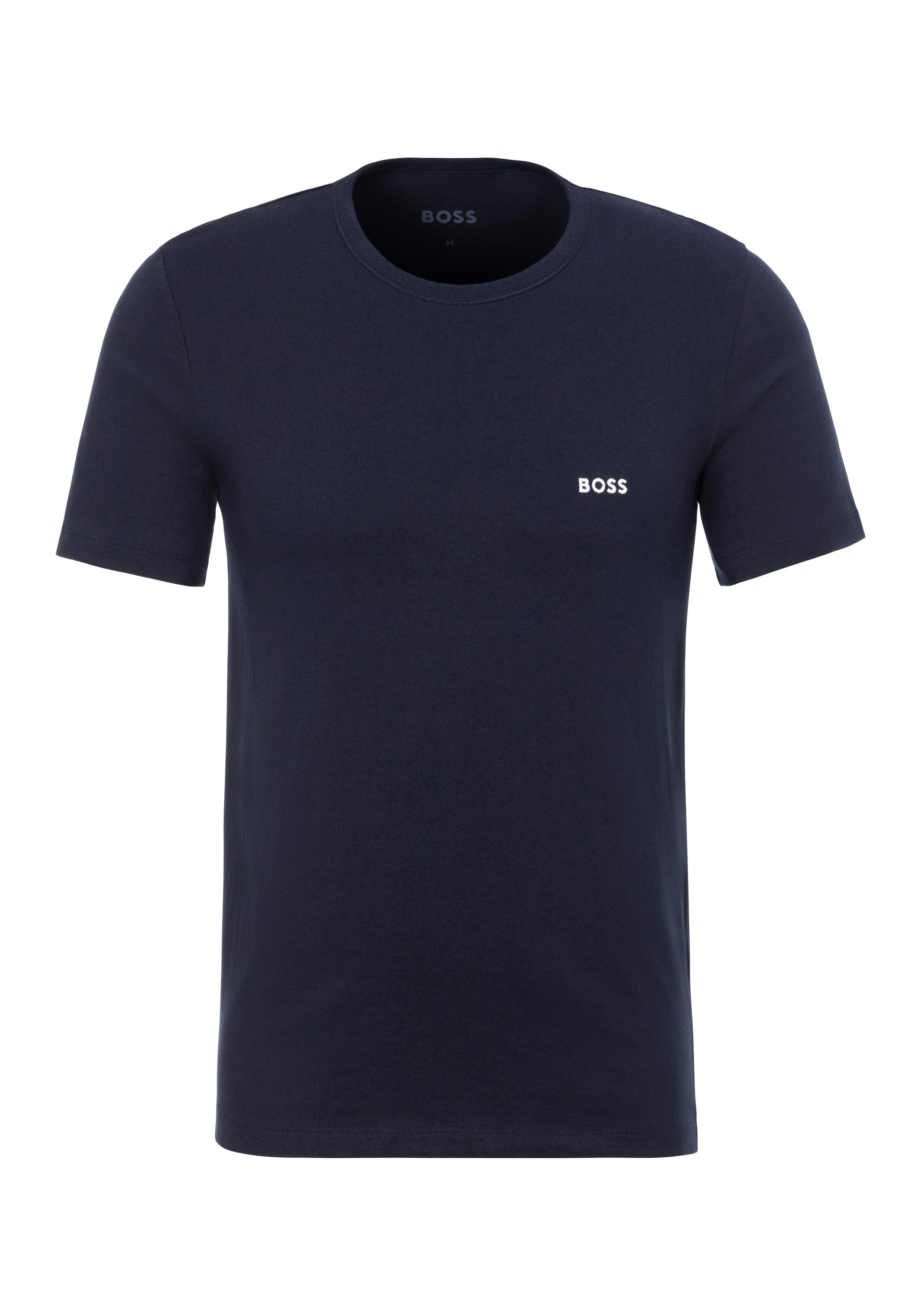 BOSS T-shirt TShirtRN 3P Classic met boss borduurwerk (set, 3-delig)