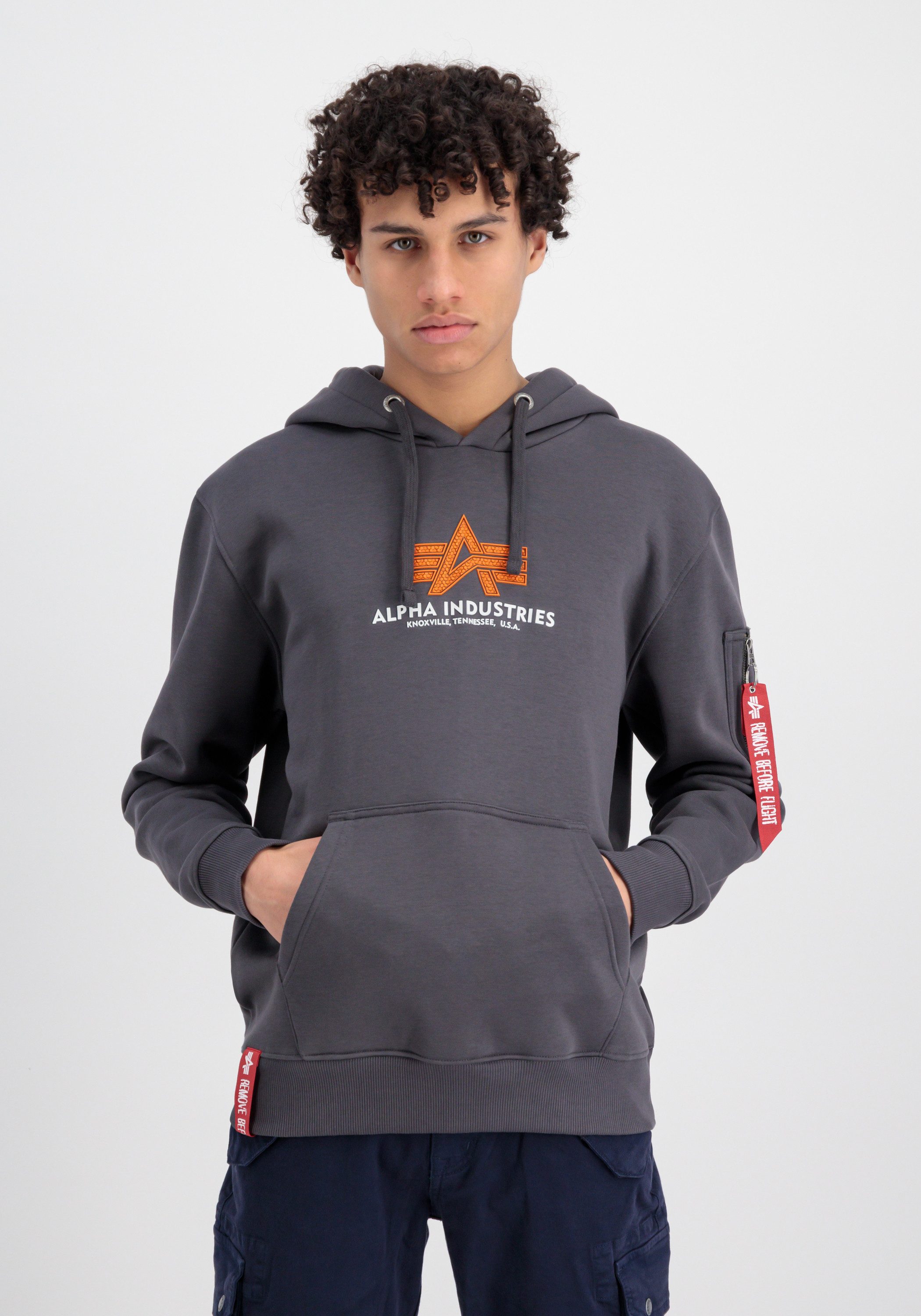 Alpha Industries Hoodie Alpha Industries Men - Hoodies Basic Hoodie Rubber