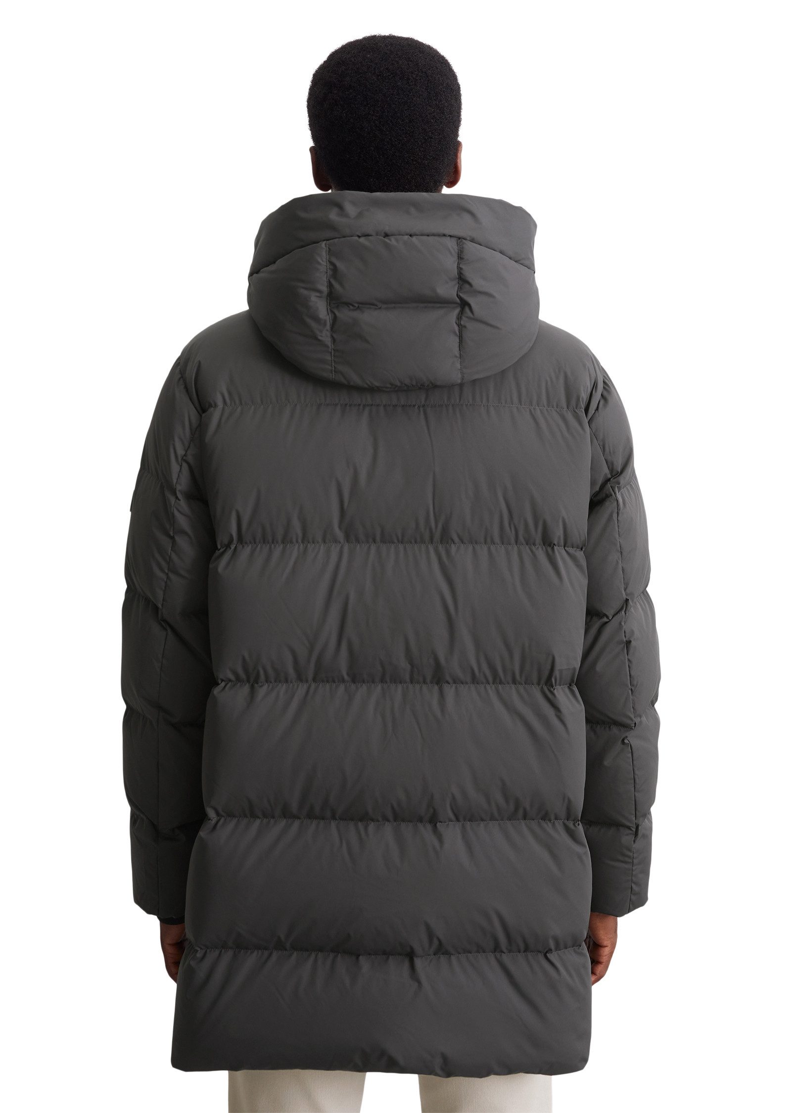 Marc O'Polo Winterjack met capuchon en veel details