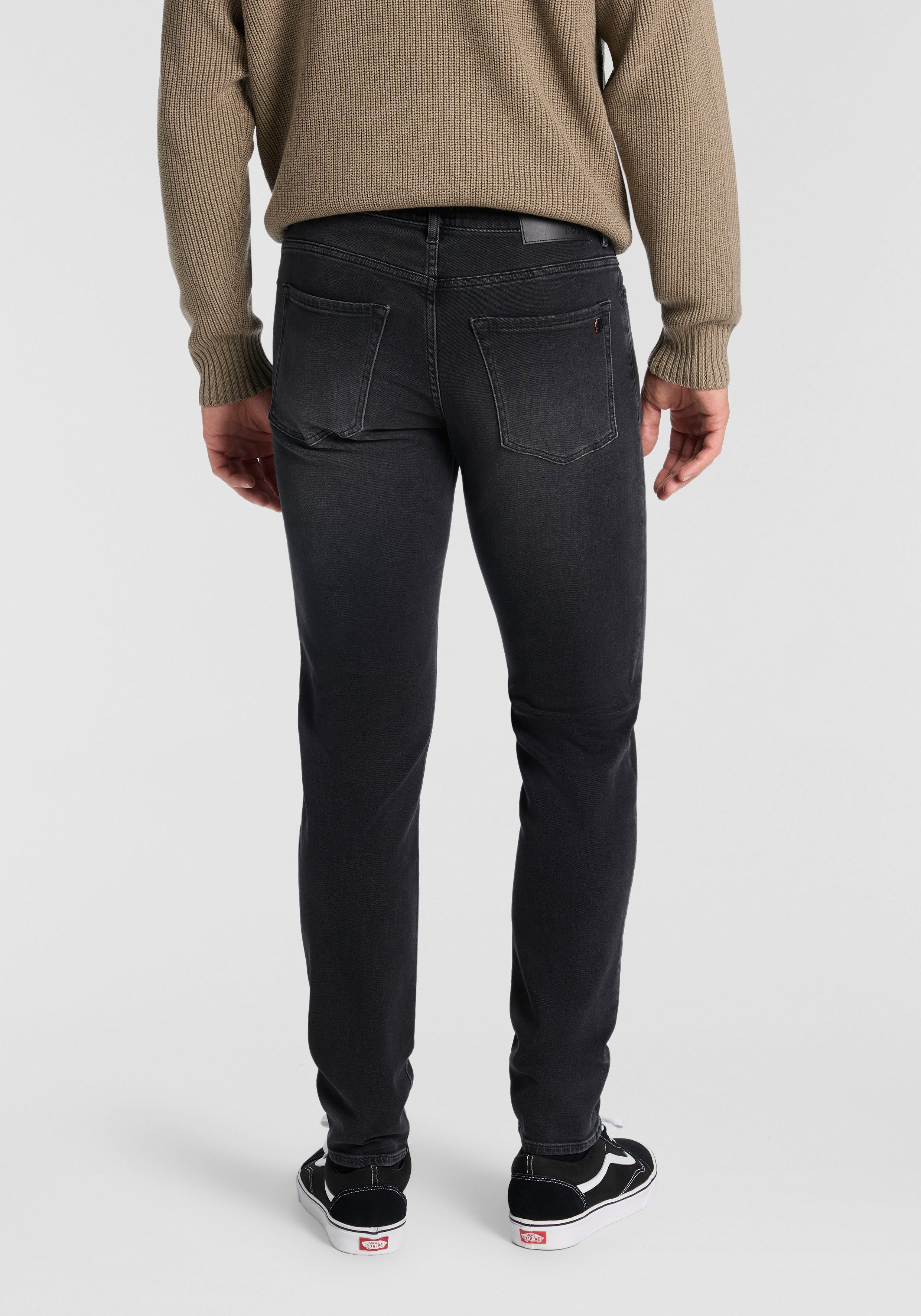 Boss Orange Tapered jeans Onyx in five-pocketsmodel