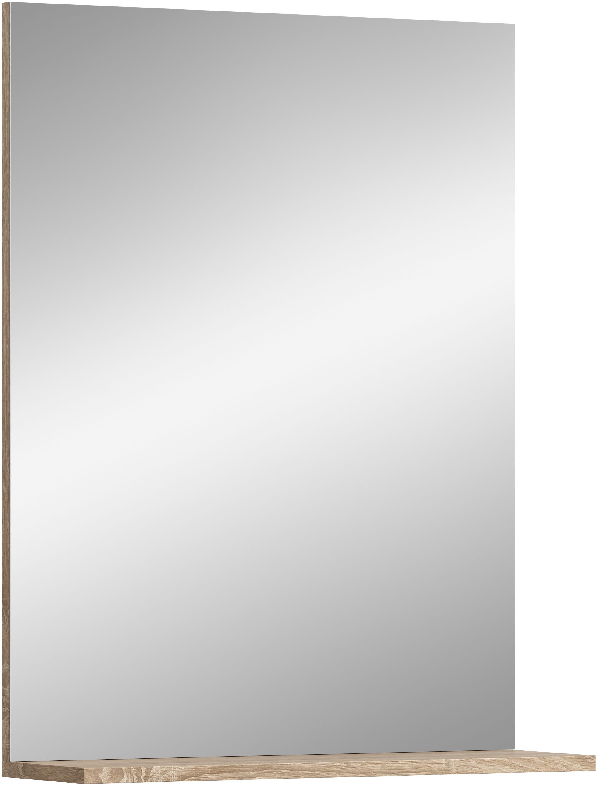 INOSIGN Badspiegel Siena, breedte 60 cm, 1 legplank, hoogwaardig spiegelglas in verschillende kleuren verkrijgbaar, badkamermeubels, spiegel, badkamer