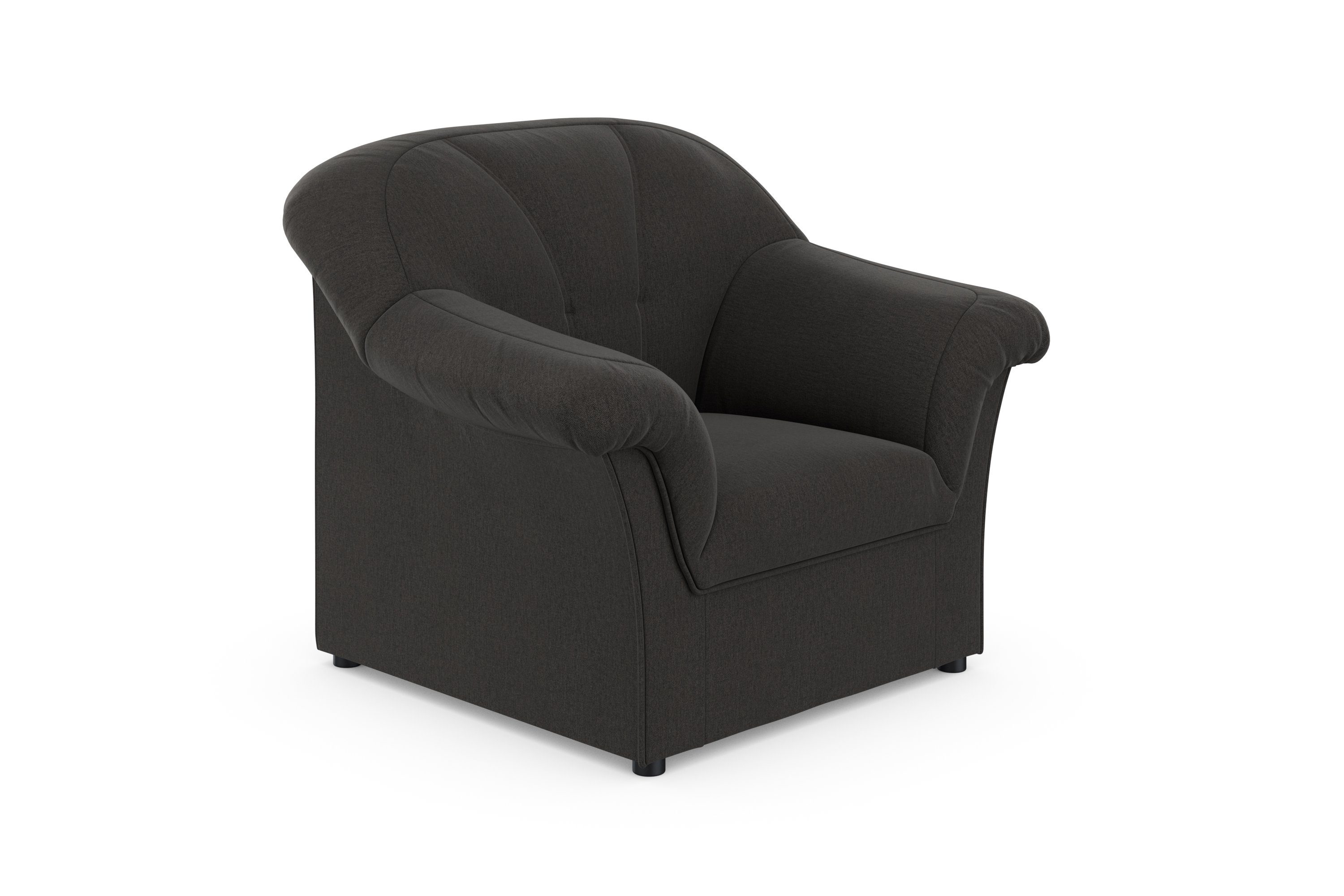 DOMO collection Fauteuil Pegnitz tijdloos, elegante armleuningen, comfortabel