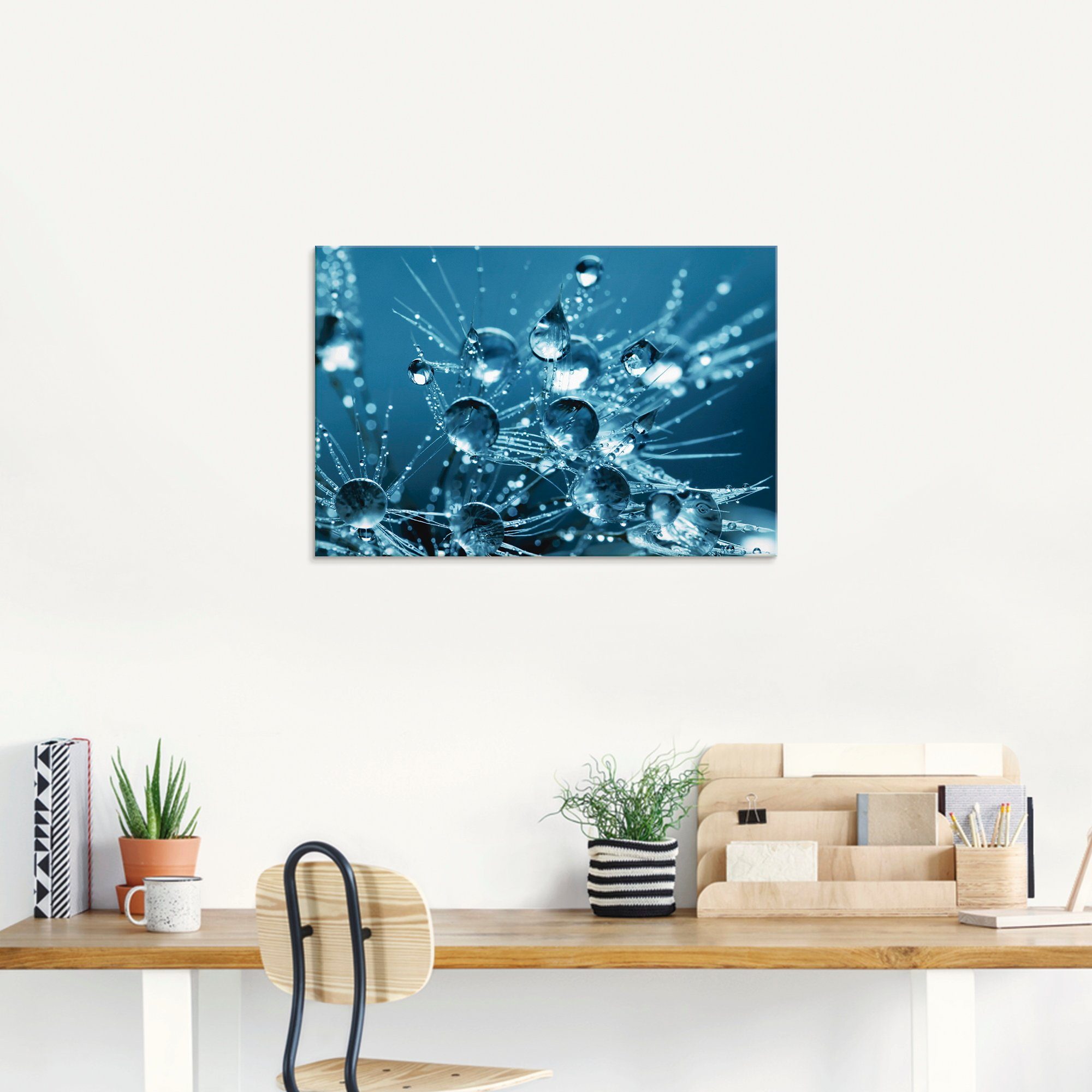Artland Print op glas Glinsterende pluizenbol II