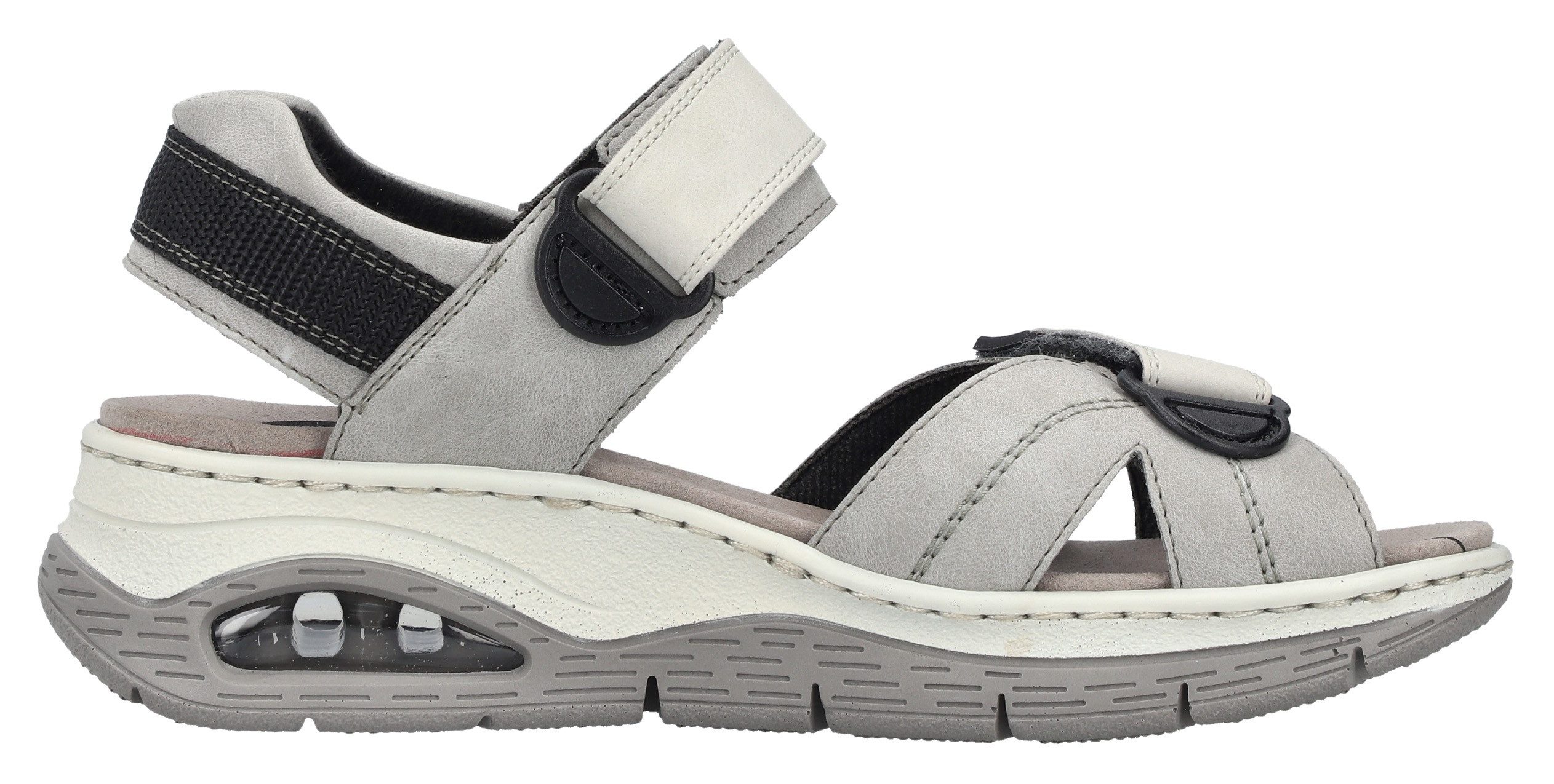 Rieker Trekkingsandalen Buitensandalen, zomerschoenen, klittenbandschoenen met Rieker Air-functie