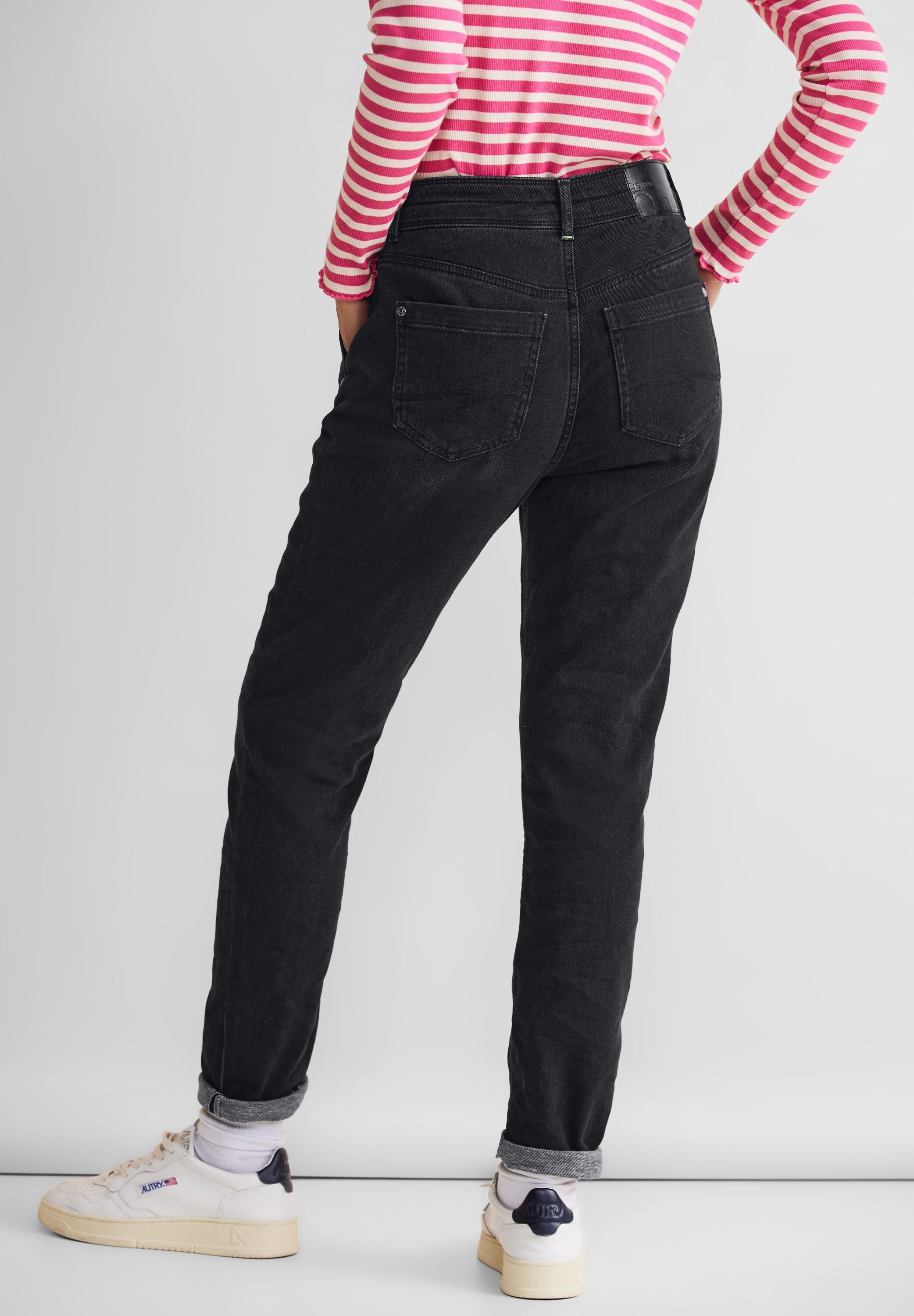 STREET ONE Loose fit jeans BONNY met koord