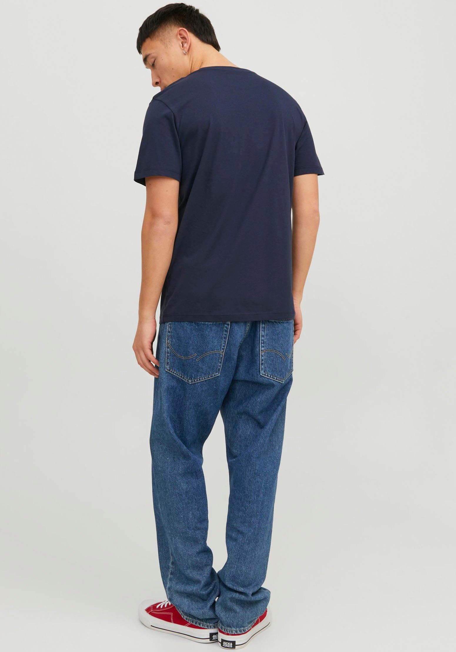 Jack & Jones Shirt met korte mouwen JJBRIX TEE SS CREW NECK