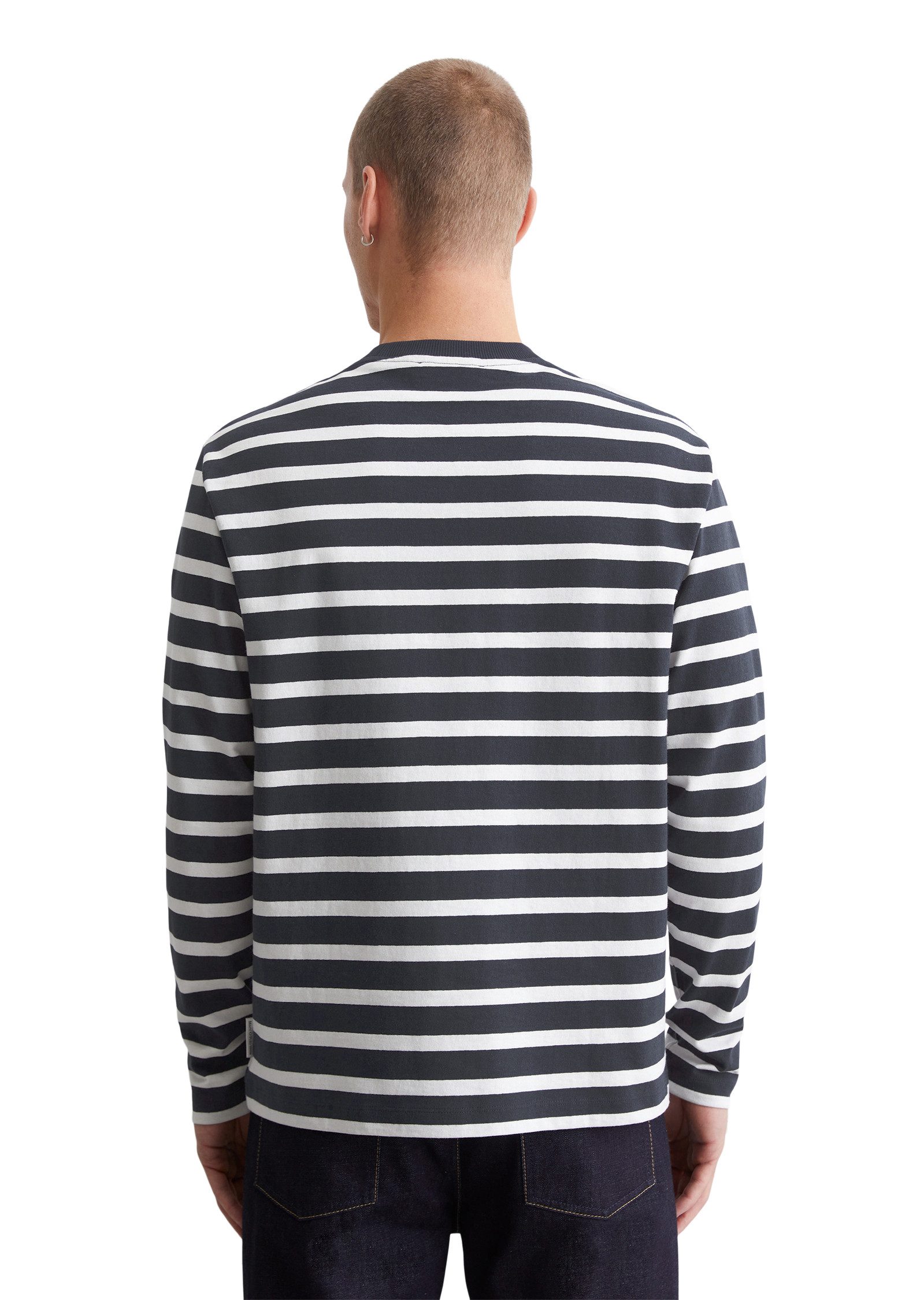 Marc O'Polo DENIM Longsleeve modieus gestreept