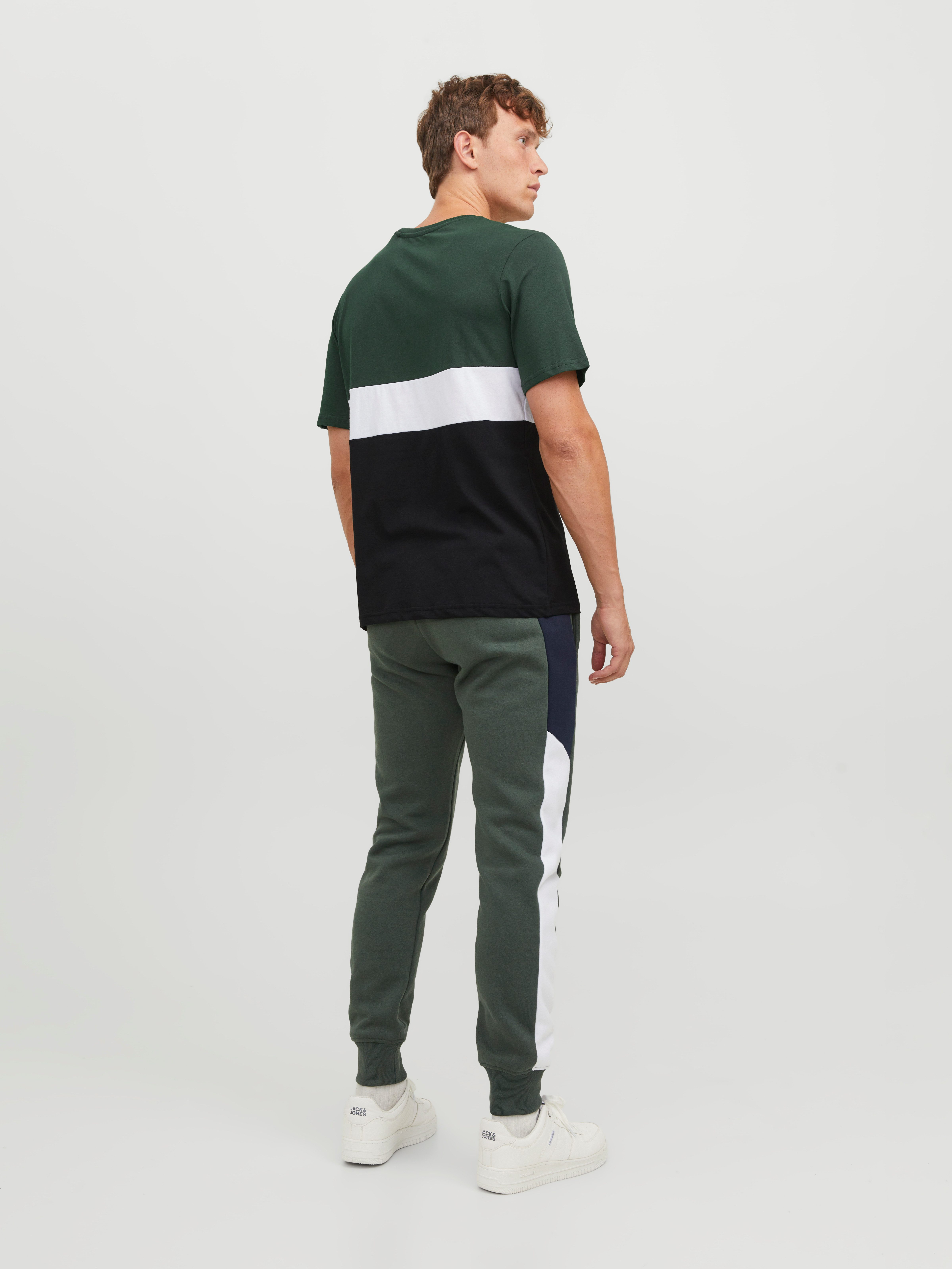 Jack & Jones Shirt met ronde hals JJEREID BLOCKING TEE SS NOOS
