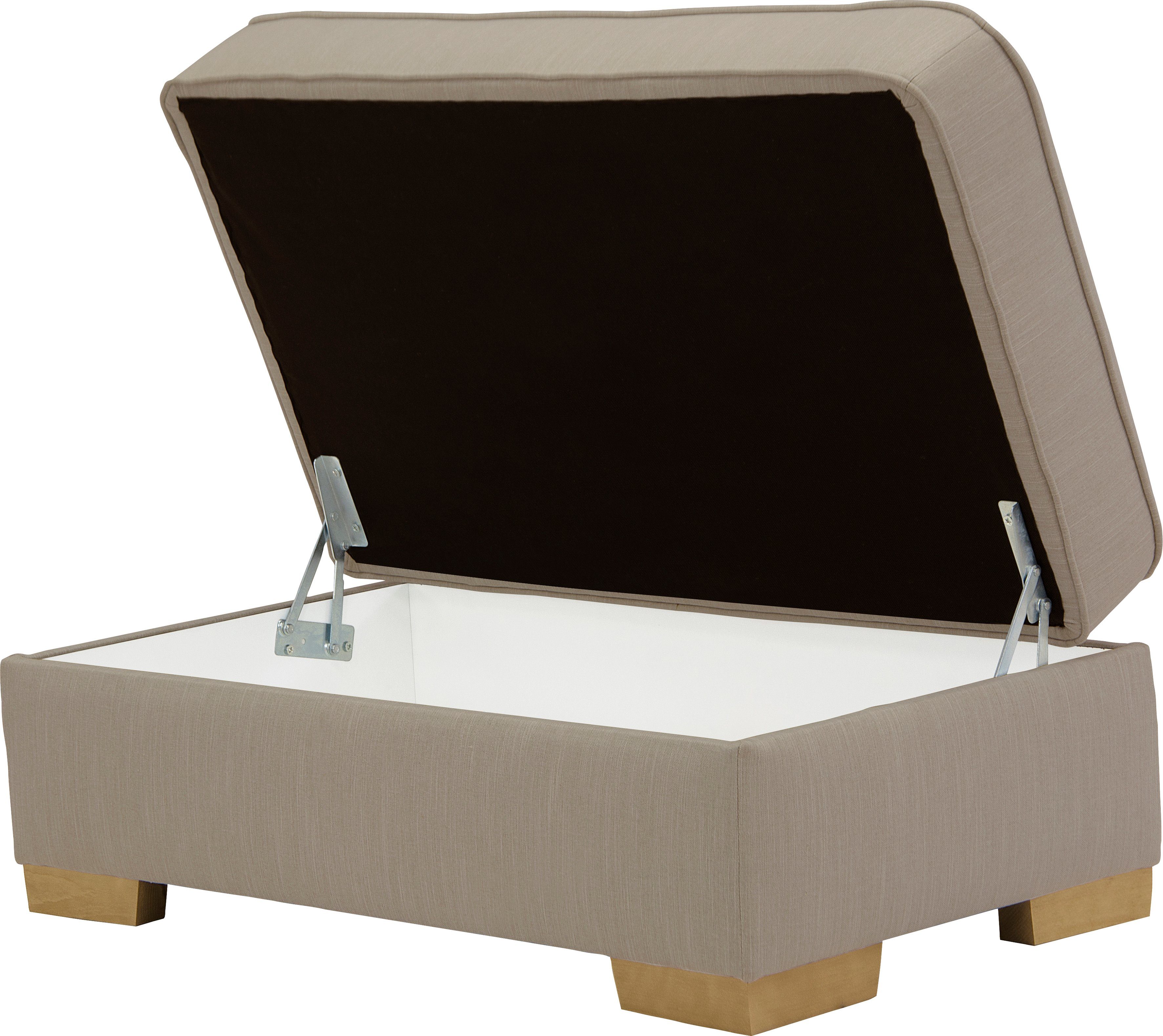 Home affaire Hocker met bergruimte Savoy incl. grote bergruimte, passend bij de "savoy"-serie, 2 stofkwaliteiten
