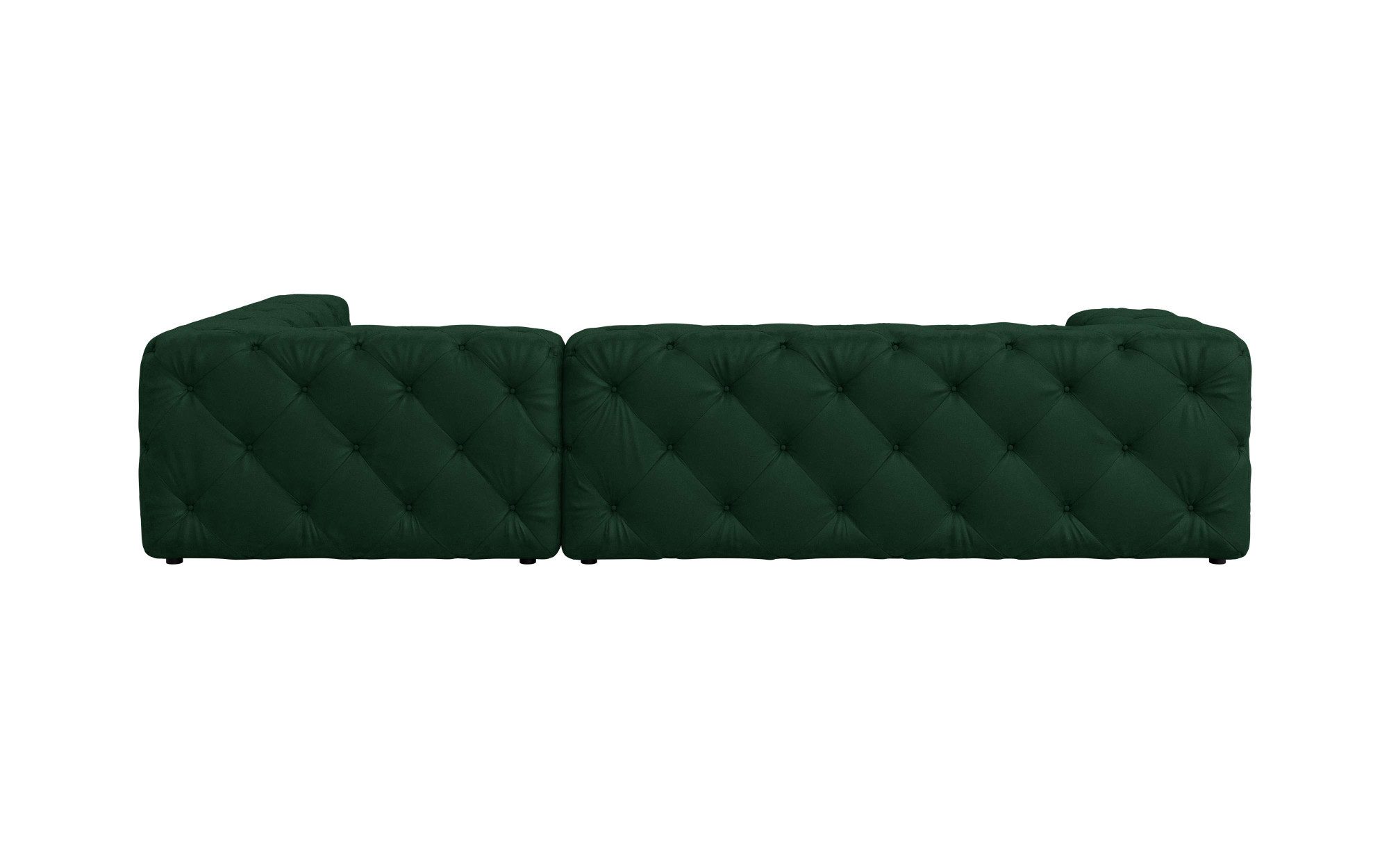 Places of Style Hoekbank FOLLINA L-vorm, met klassieke Chesterfield-knoopstiksels