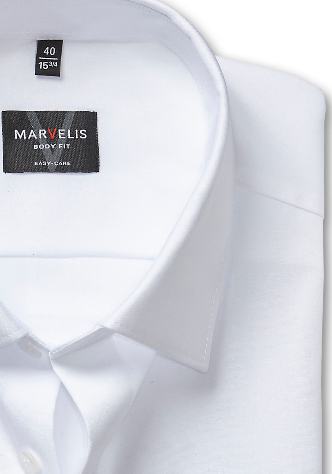 marvelis Overhemd met lange mouwen New York Kentkraag, business overhemd, lichaamsnauw, extra lange arm