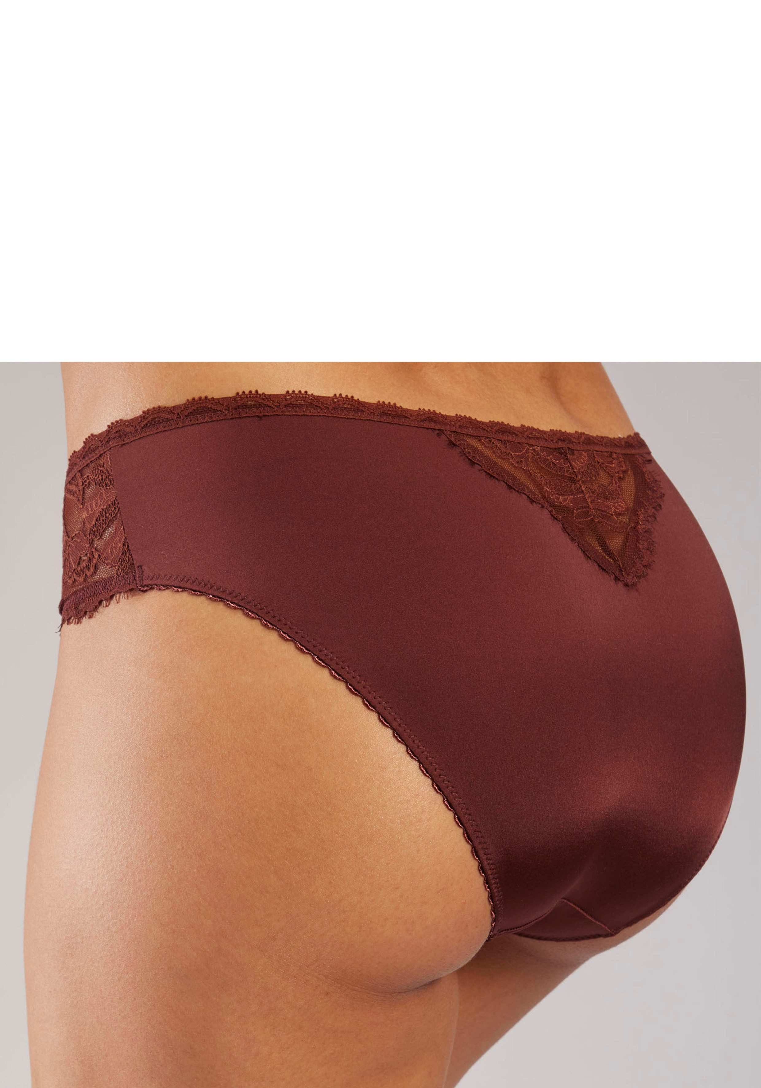 Lascana Slip met chique kanten inzetten