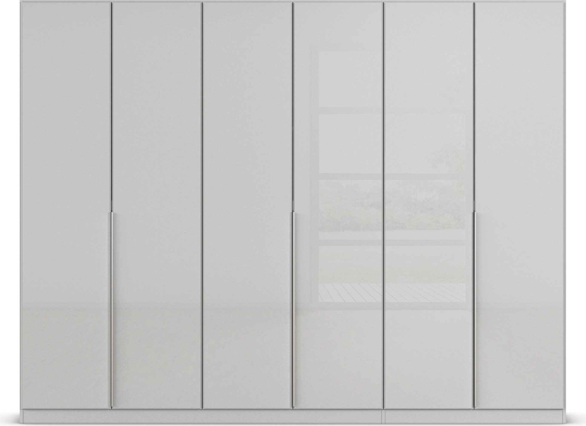 rauch Draaideurkast Kledingkasten kast garderobe AGORDO met glazen front doordachte binnenuitrusting, in 6 breedtes en 2 hoogtes made in germany