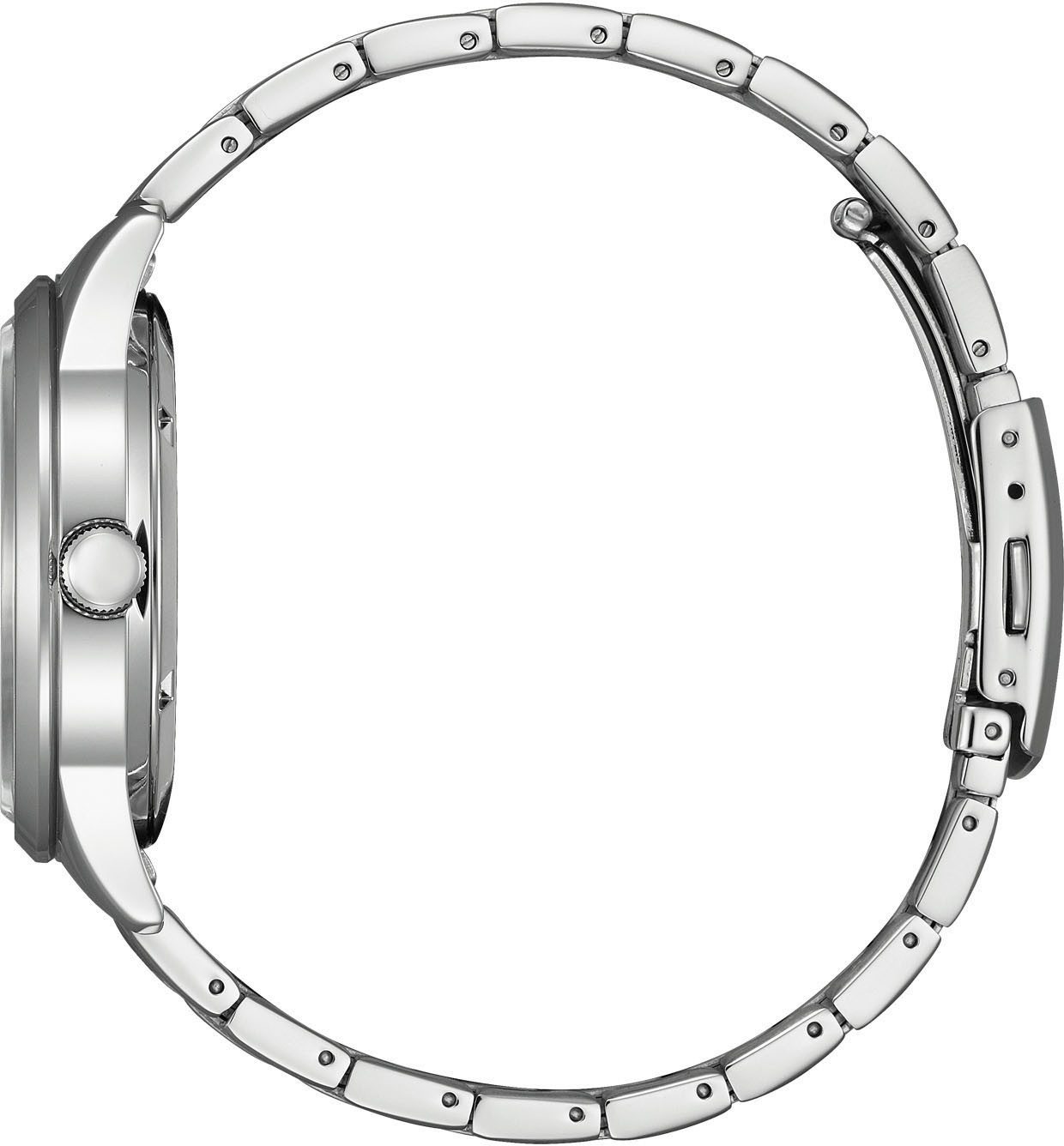 Citizen Automatisch horloge NY4058-79XC Polshorloge, herenhorloge, mechanisch horloge, roestvrijstalen band, analoog, dag