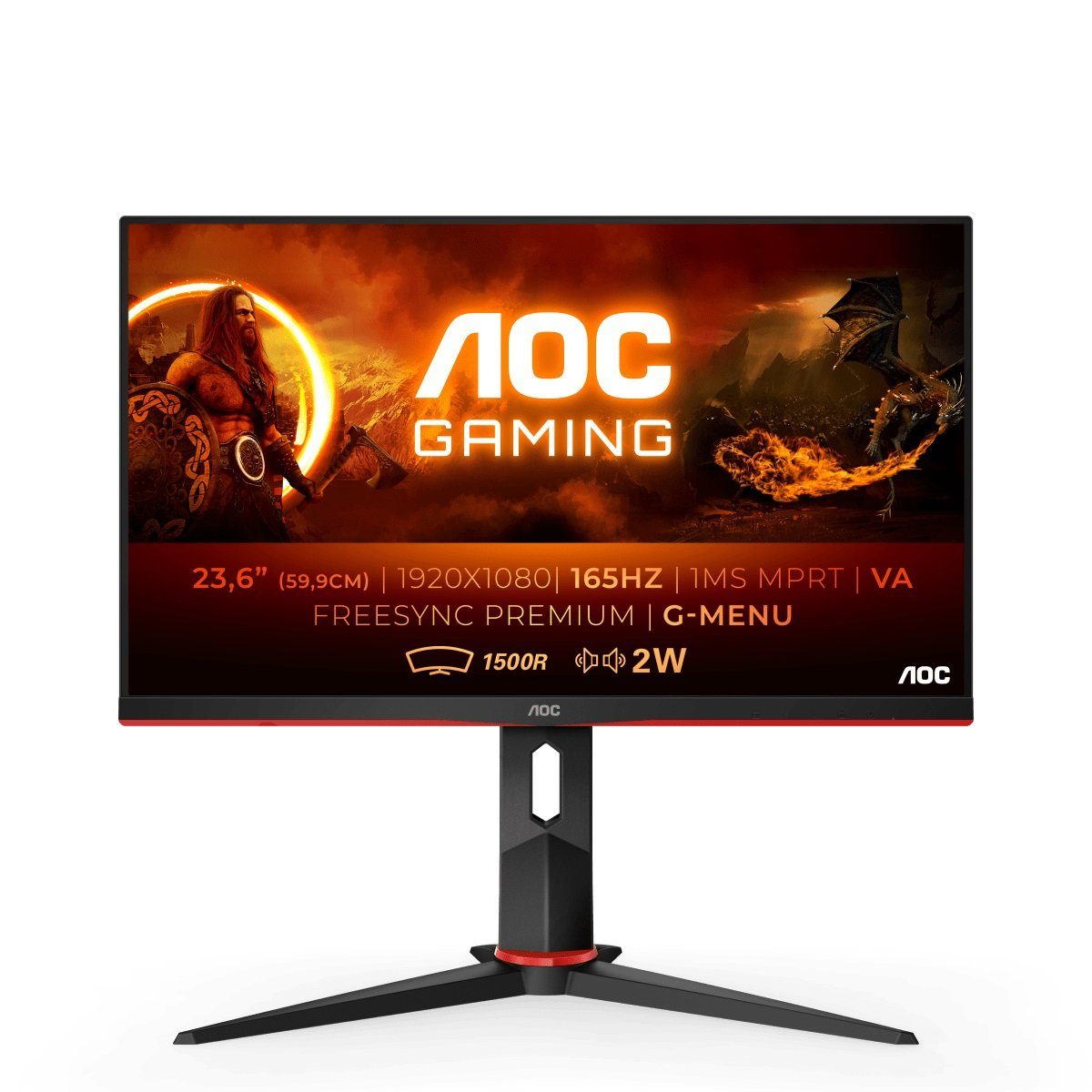 AOC Gaming-monitor C24G2AE, 60 cm / 24", Full HD