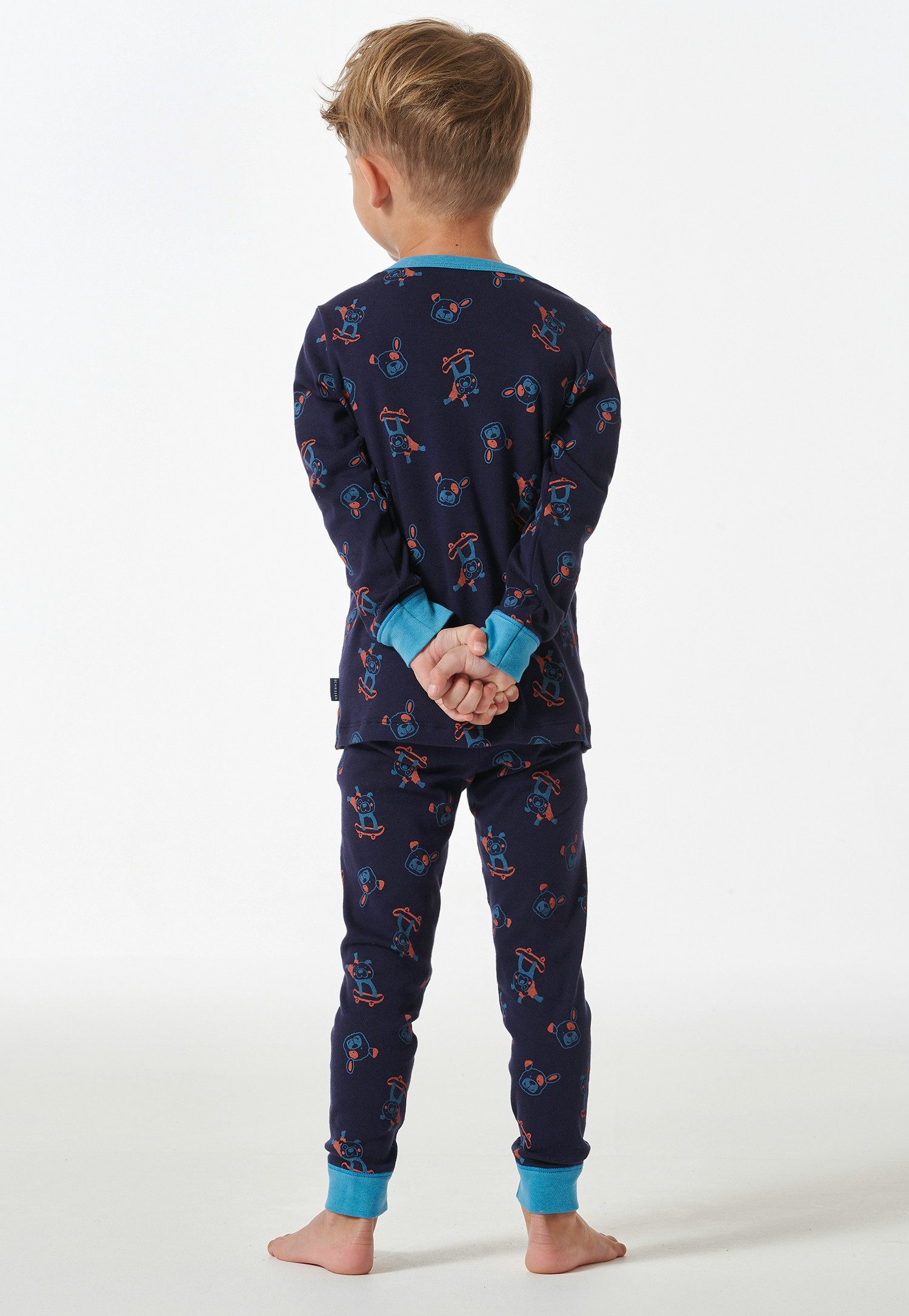 Schiesser Pyjama met all-over print (2-delig)