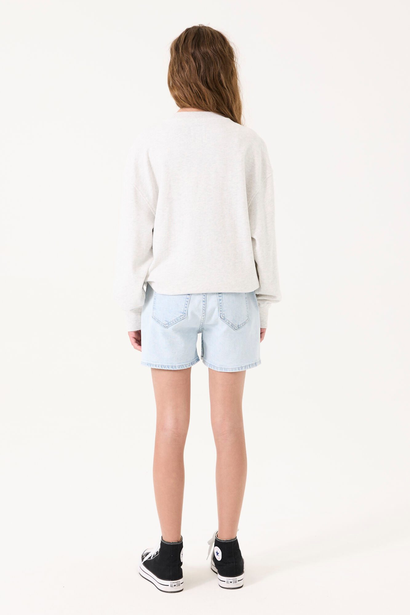 Garcia Sweatshirt met frontprint, voor meisjes
