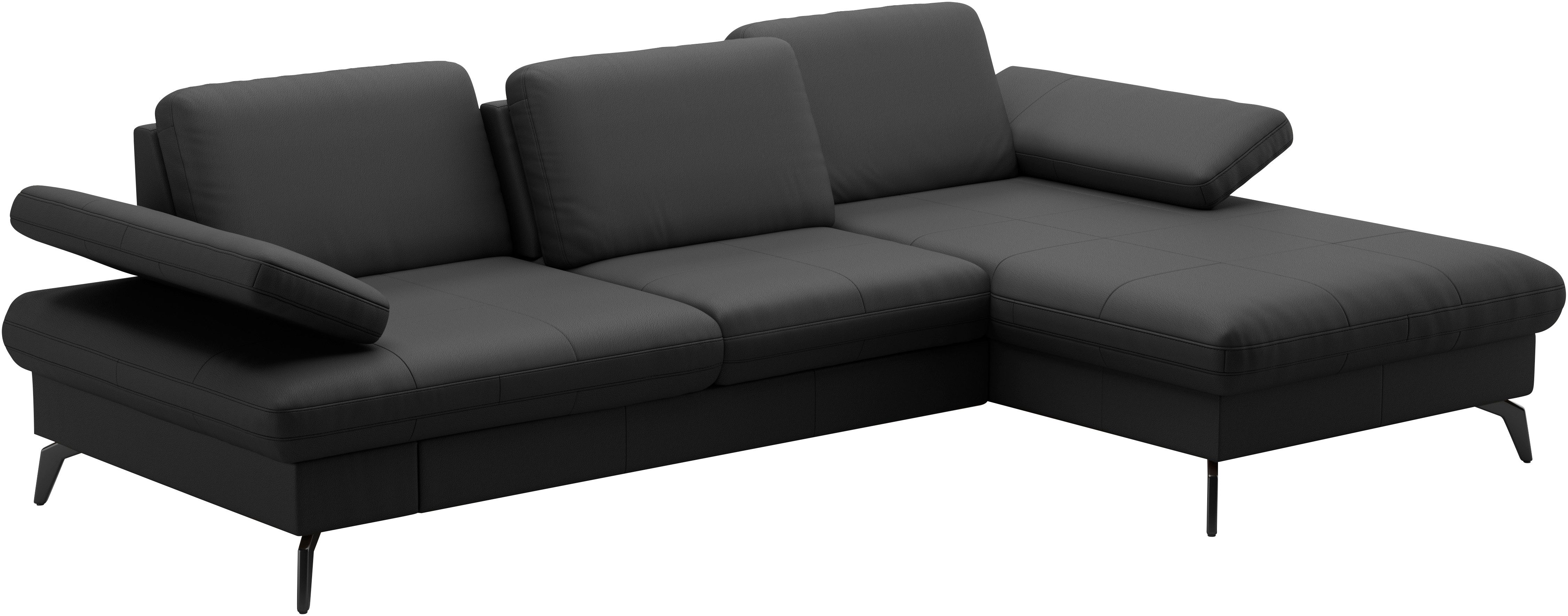 sit&more Hoekbank Morris L-vorm, incl. zitdiepteverstelling keuze uit armleuningverstelling, bedfunctie & bedlade
