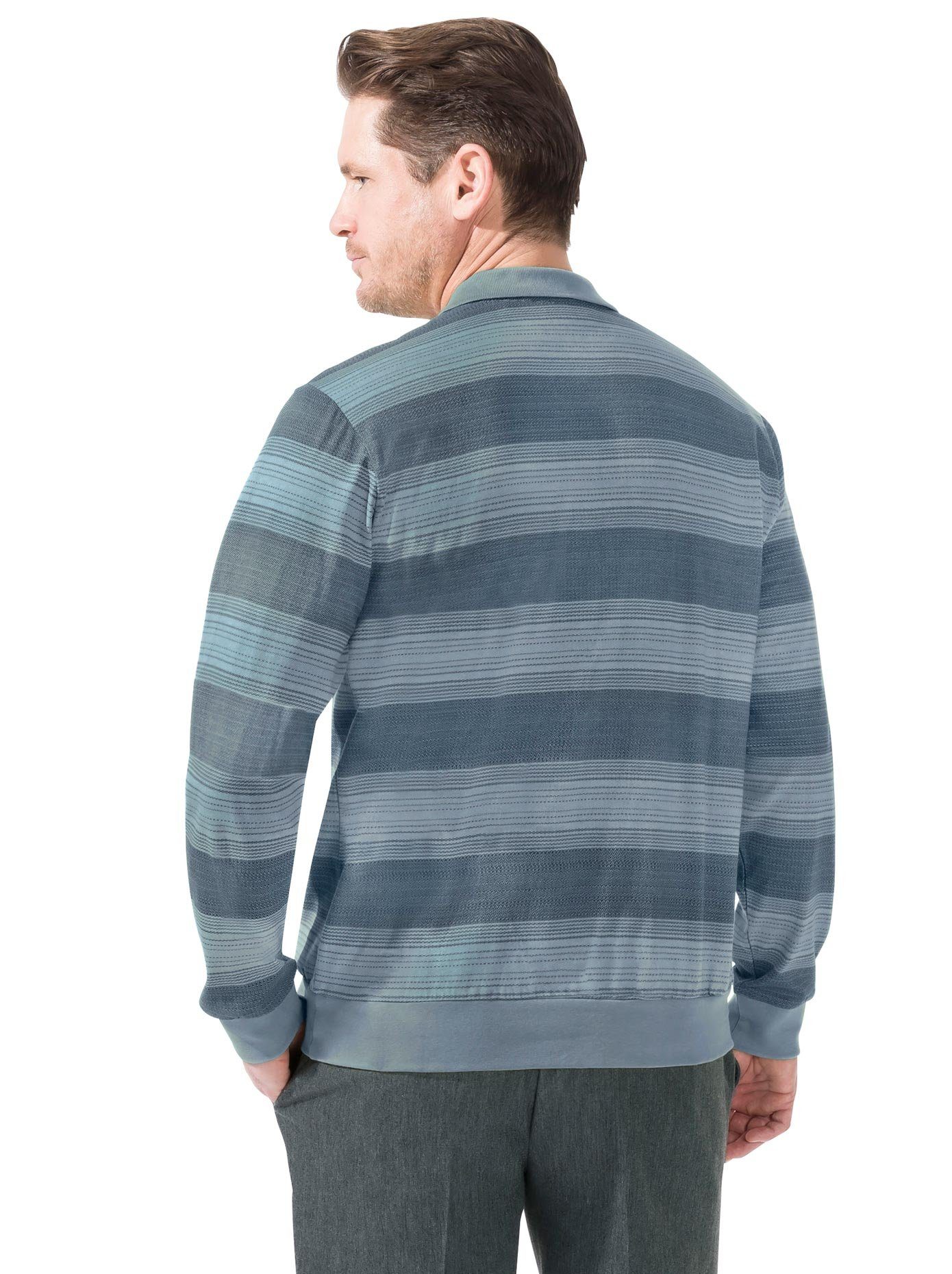 Marco Donati Poloshirt Shirt met lange mouwen (1-delig)