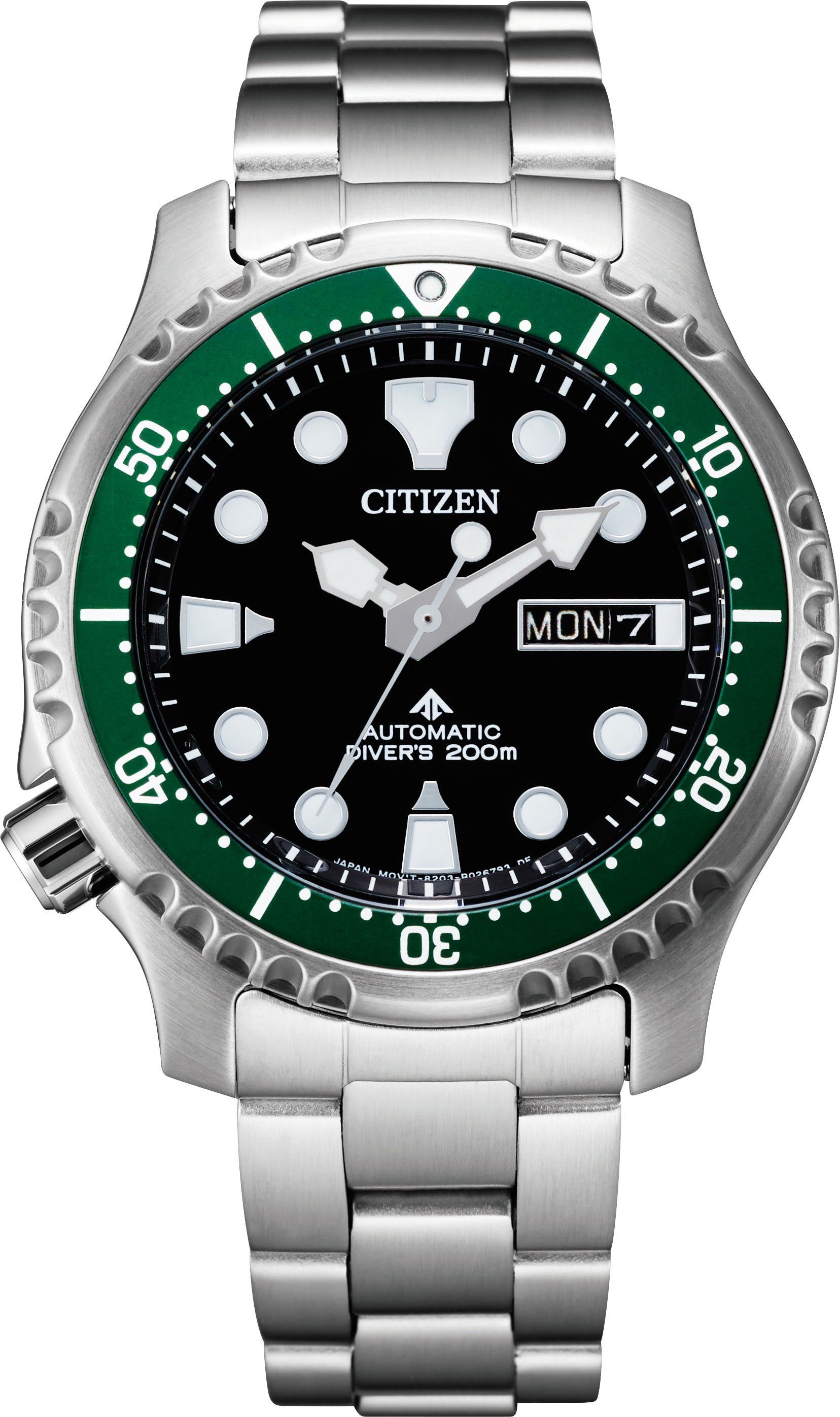 Citizen Automatisch horloge Promaster Mechanical Diver Polshorloge, herenhorloge, dameshorloge, duikhorloge, tot 20 bar waterdicht