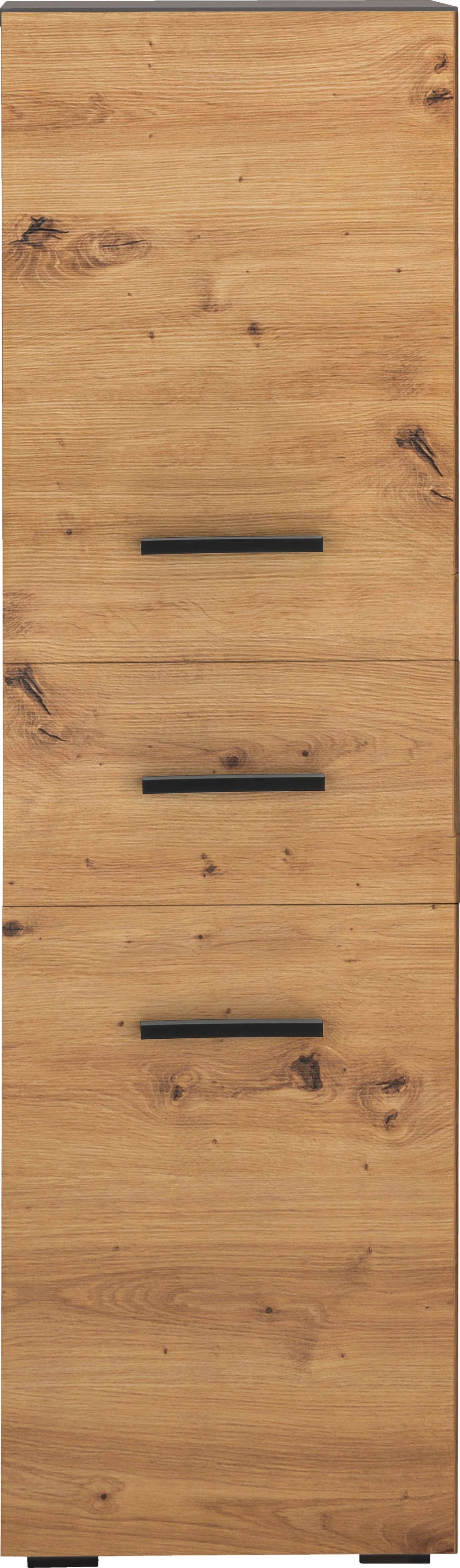 INOSIGN Halfhoge kast Skara verstelbare planken achter elke deur, breedte 38 cm, hoogte 130 cm