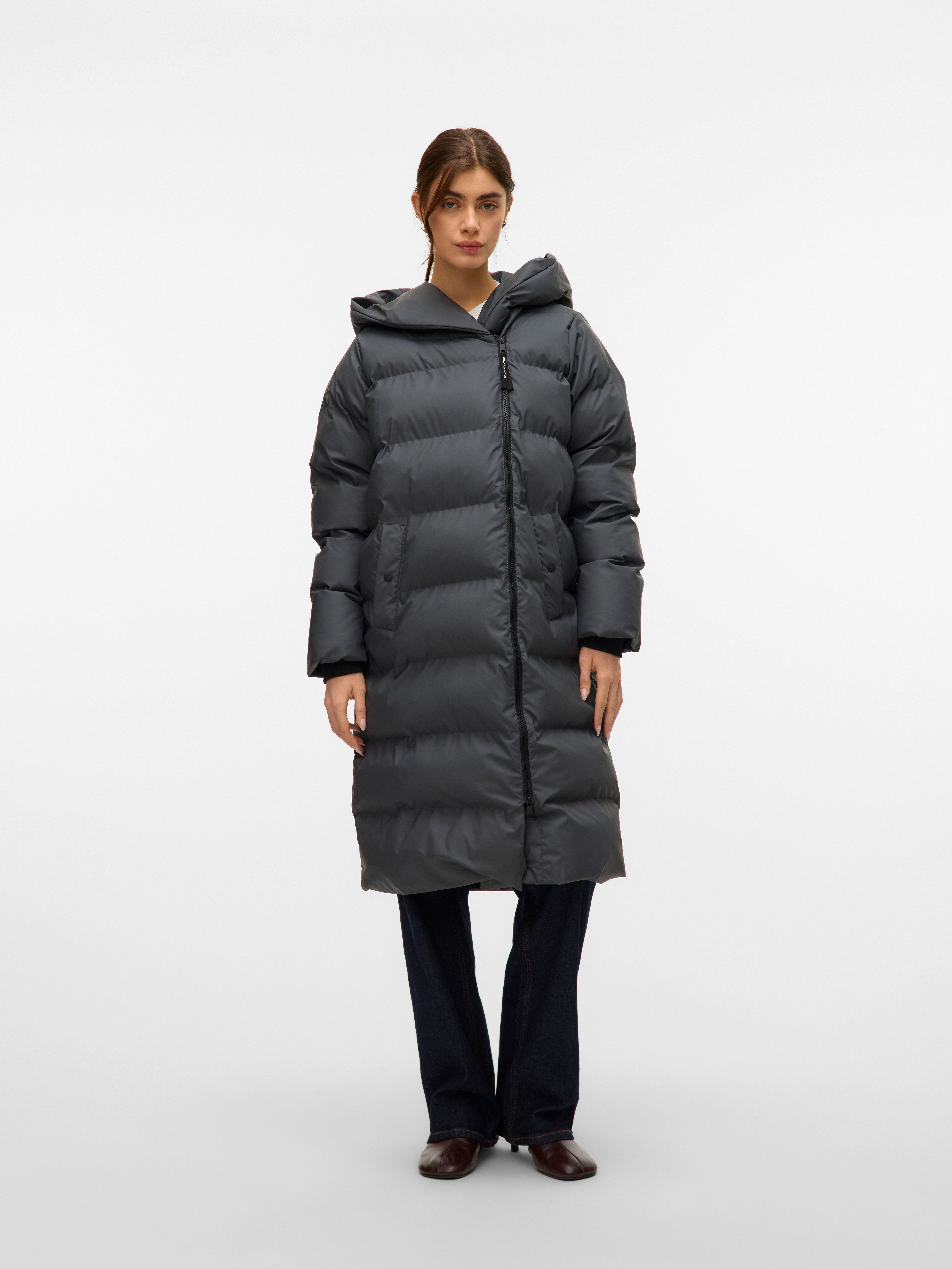 Vero Moda Gewatteerde jas VMMIRIAM LONG COATED COAT BOO