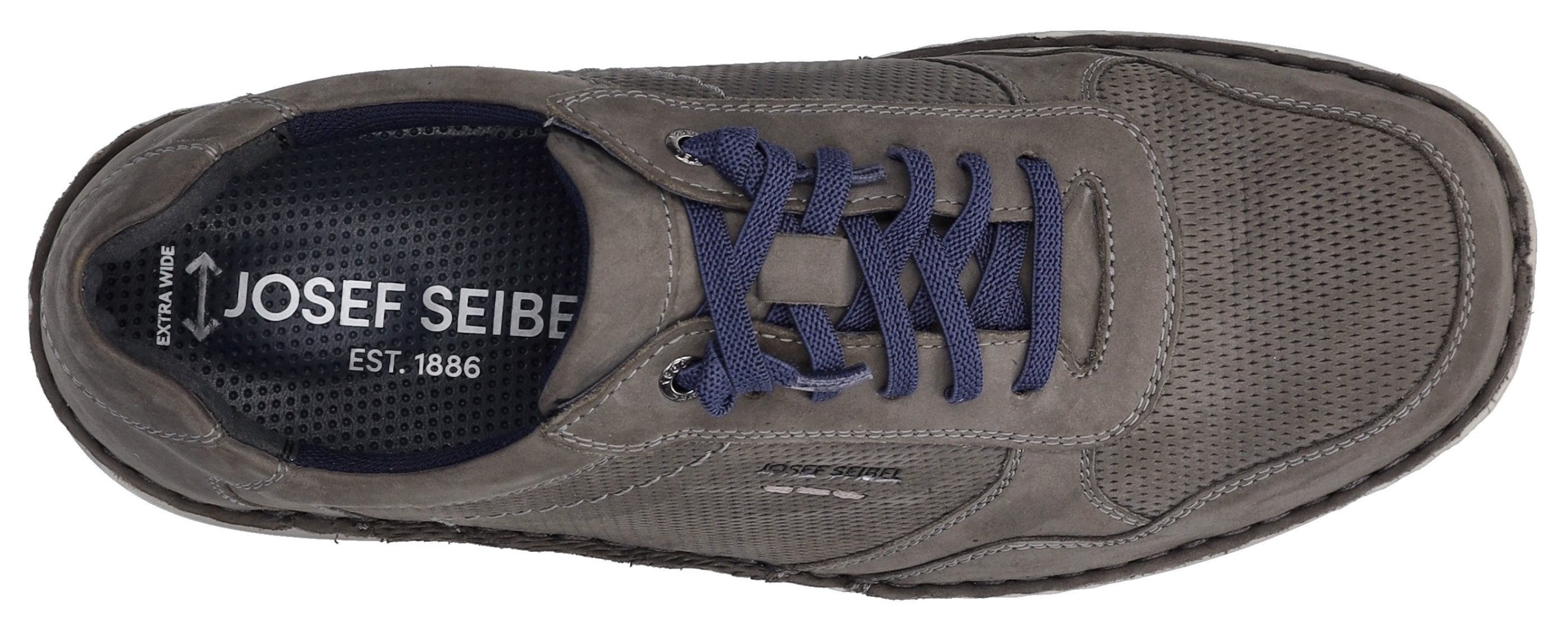 Josef Seibel Veterschoenen New Anvers 97 , lage schoen, vrijetijdsschoen, comfort-schoen in extra brede vorm