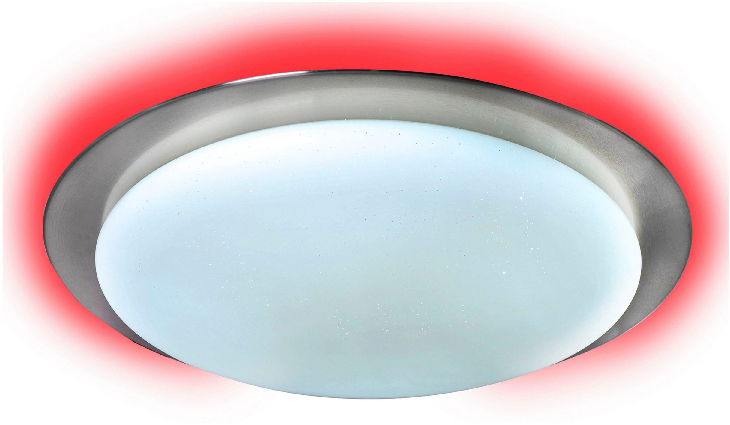 näve Led-plafondlamp Turijn Lampenkap kristaleffect, nachtlampje, CCT, RGB-frameverlichting, dimbaar (1 stuk)