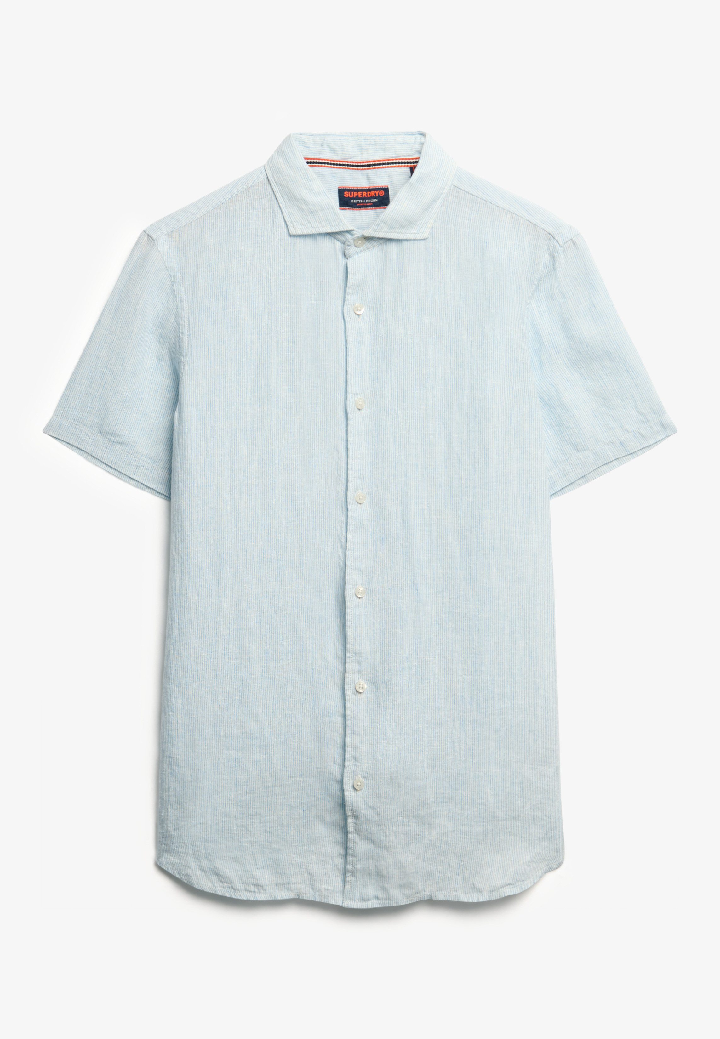 Superdry Overhemd met korte mouwen VACATION LINEN S/S SHIRT