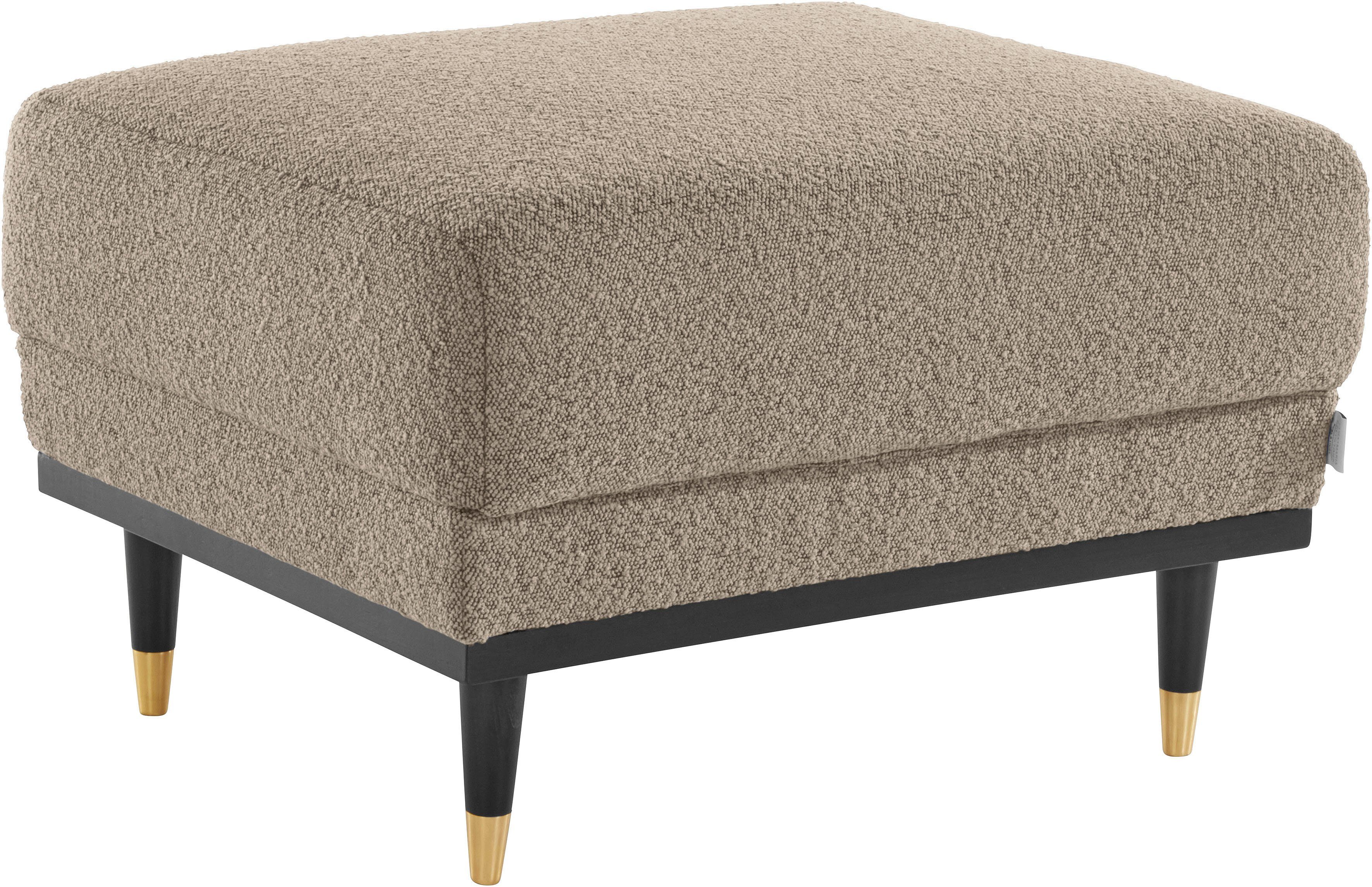 Guido Maria Kretschmer Home&Living Hocker Chamby New bouclé-structuurbekleding