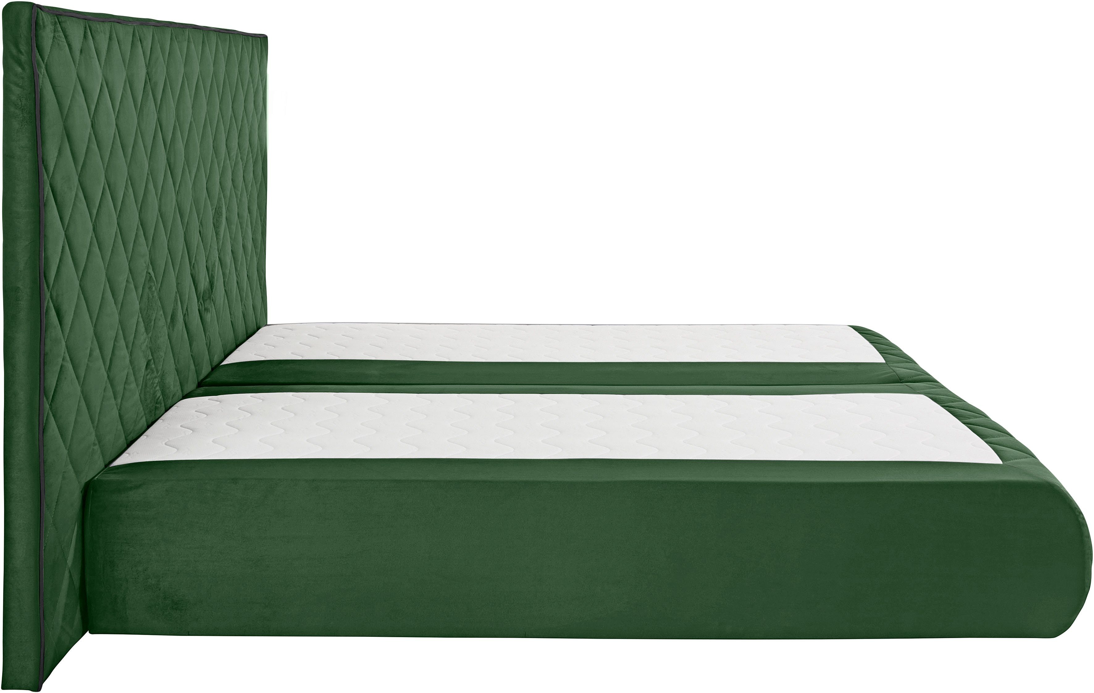 Places of Style Boxspring Alaric naar keuze met en zonder stralen, topmatras pocketvering
