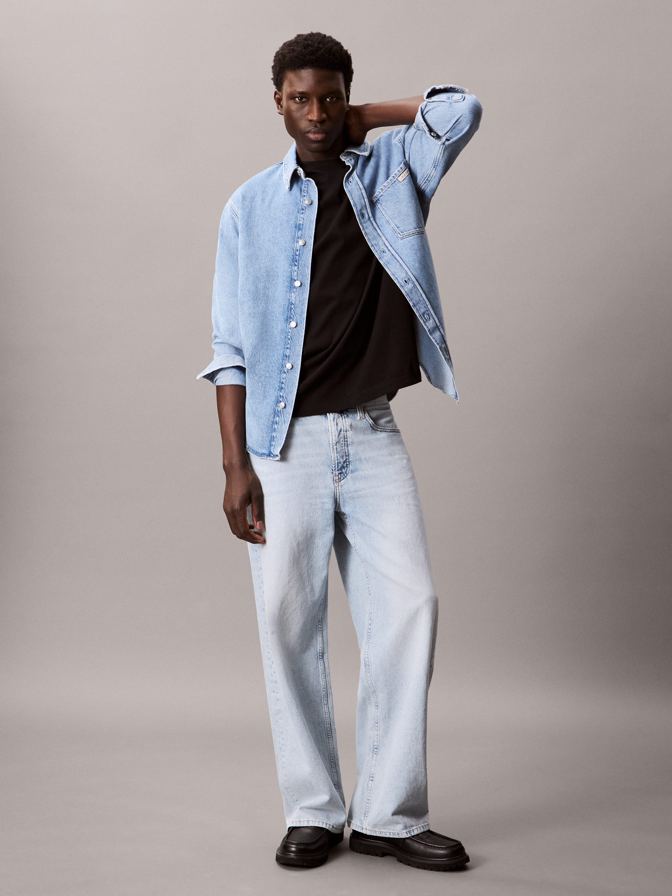 Calvin Klein T-shirt A- SS REL SEASONAL MONOLOGO TEE